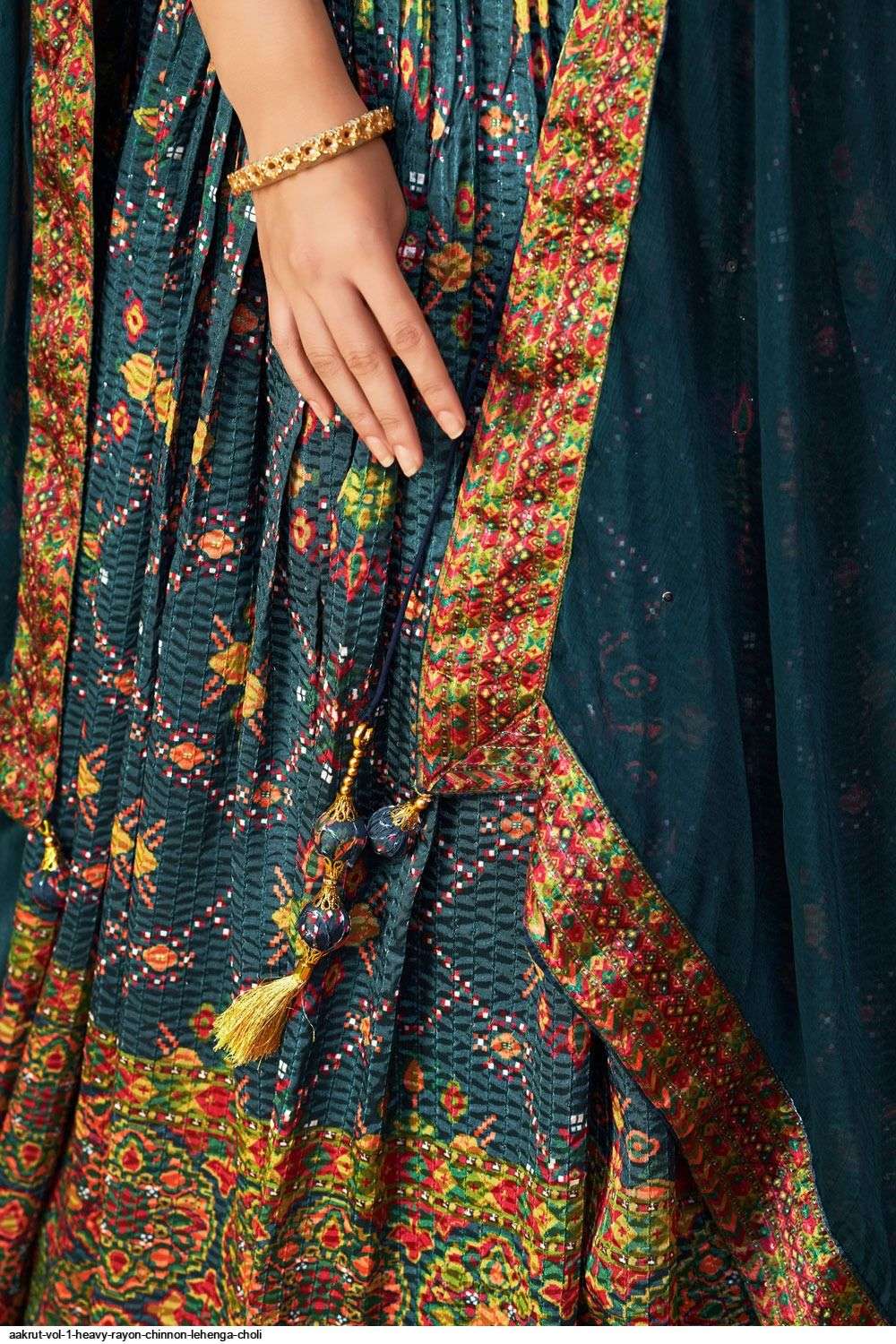 AAKRUT VOL 1 HEAVY RAYON CHINNON LEHENGA CHOLI Wholesale catalog