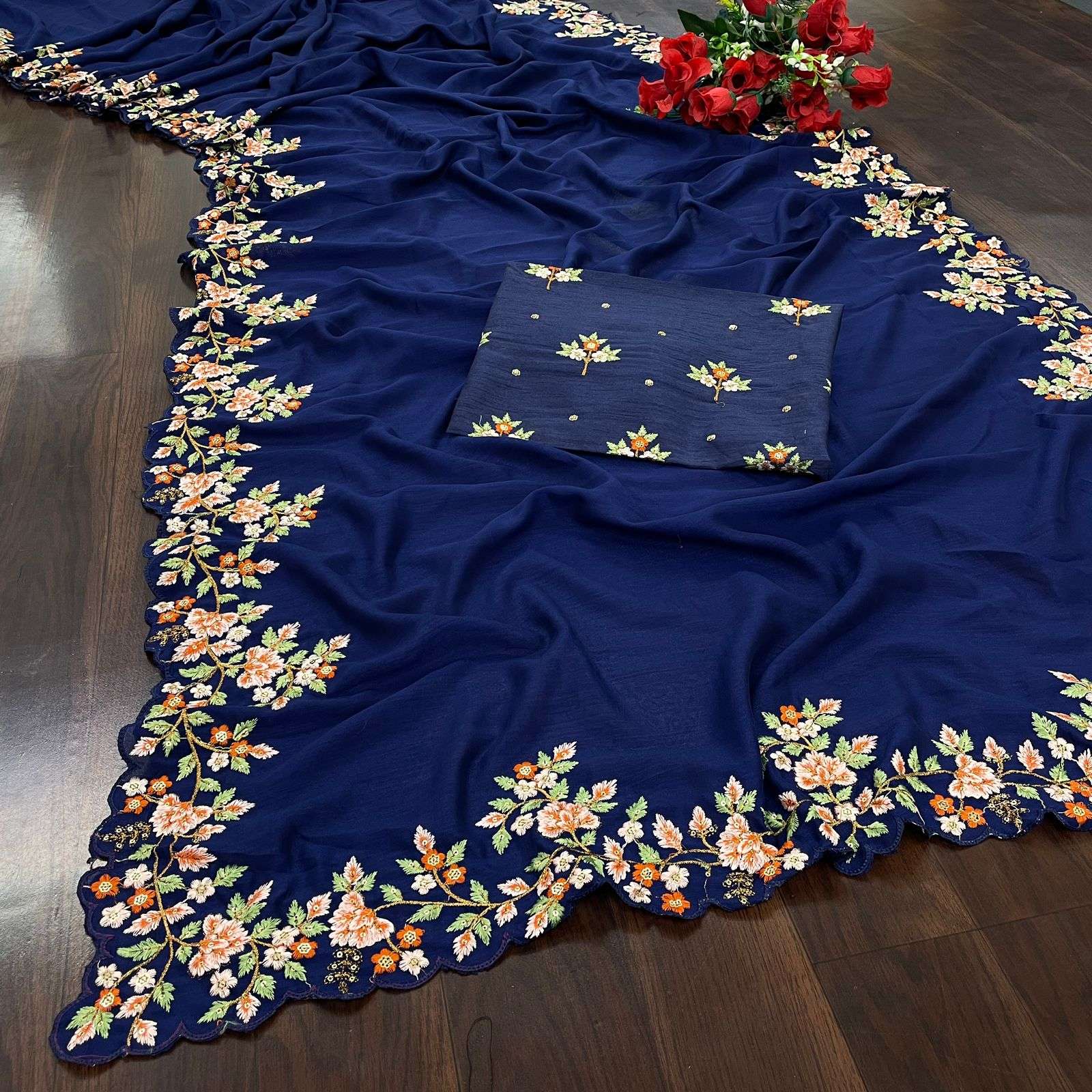 Akshita 1001 Party Designer Silk saree Wholesale catalog