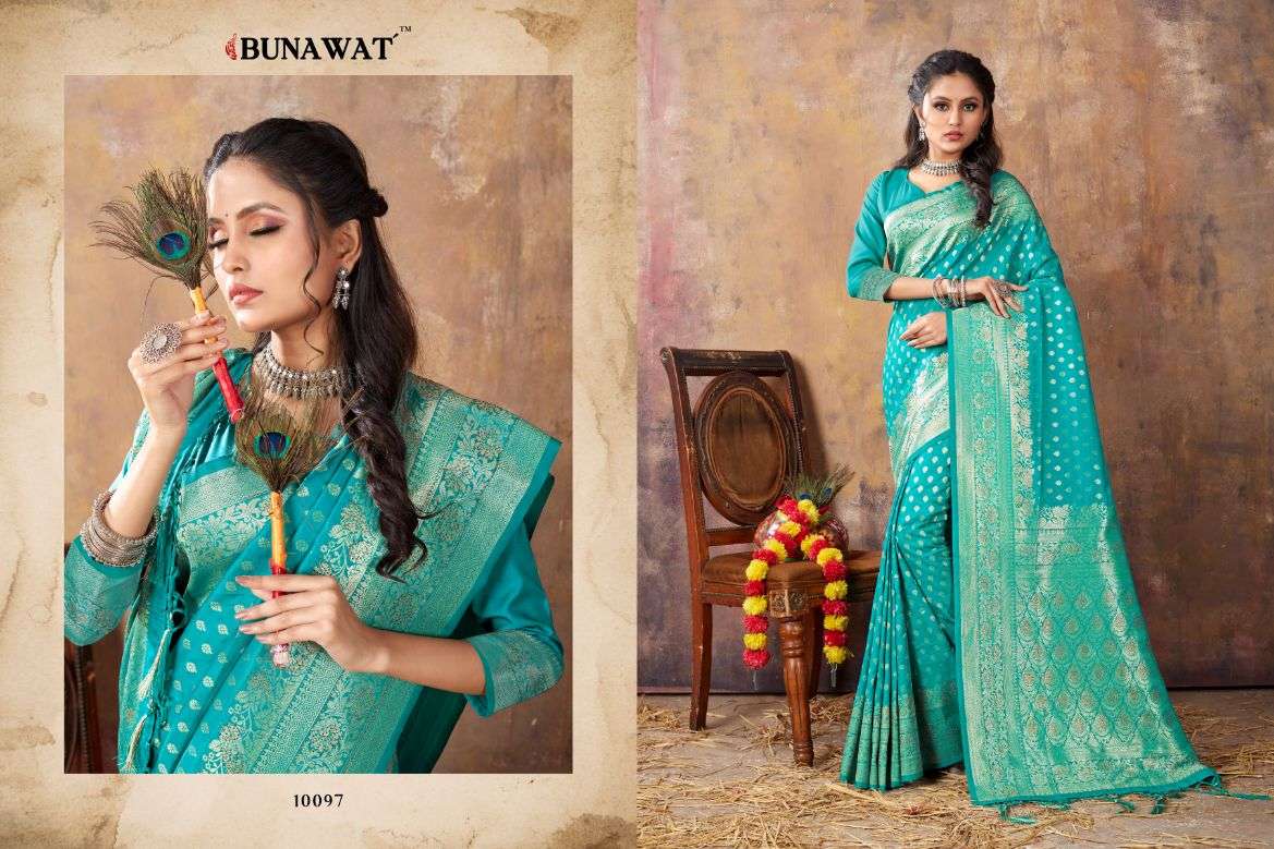 Bunawat Akansha Designer Banarasi Silk Saree Wholesale catalog