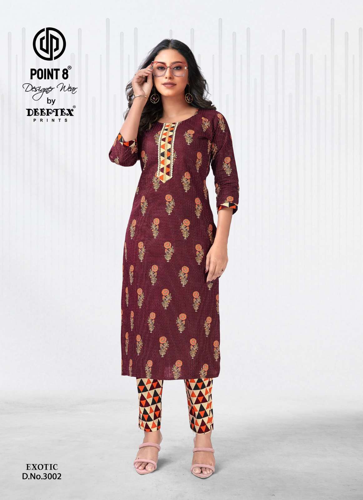 Deeptex Exotic Vol-3 – Kurti with Pant Wholesle catalog