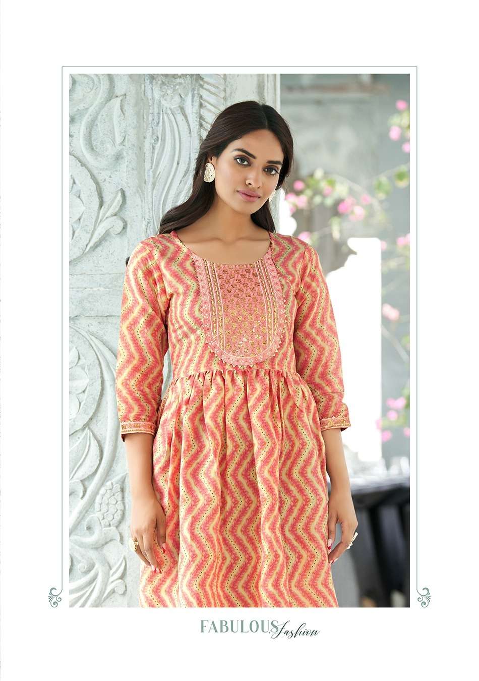 KAJAL STYLE KESARIYA VOL.1 nayracut kurati Wholesale catalog