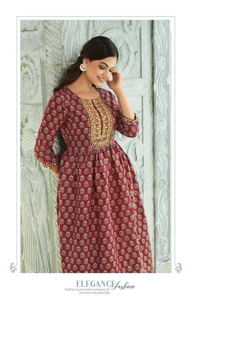 KAJAL STYLE KESARIYA VOL.1 nayracut kurati Wholesale catalog