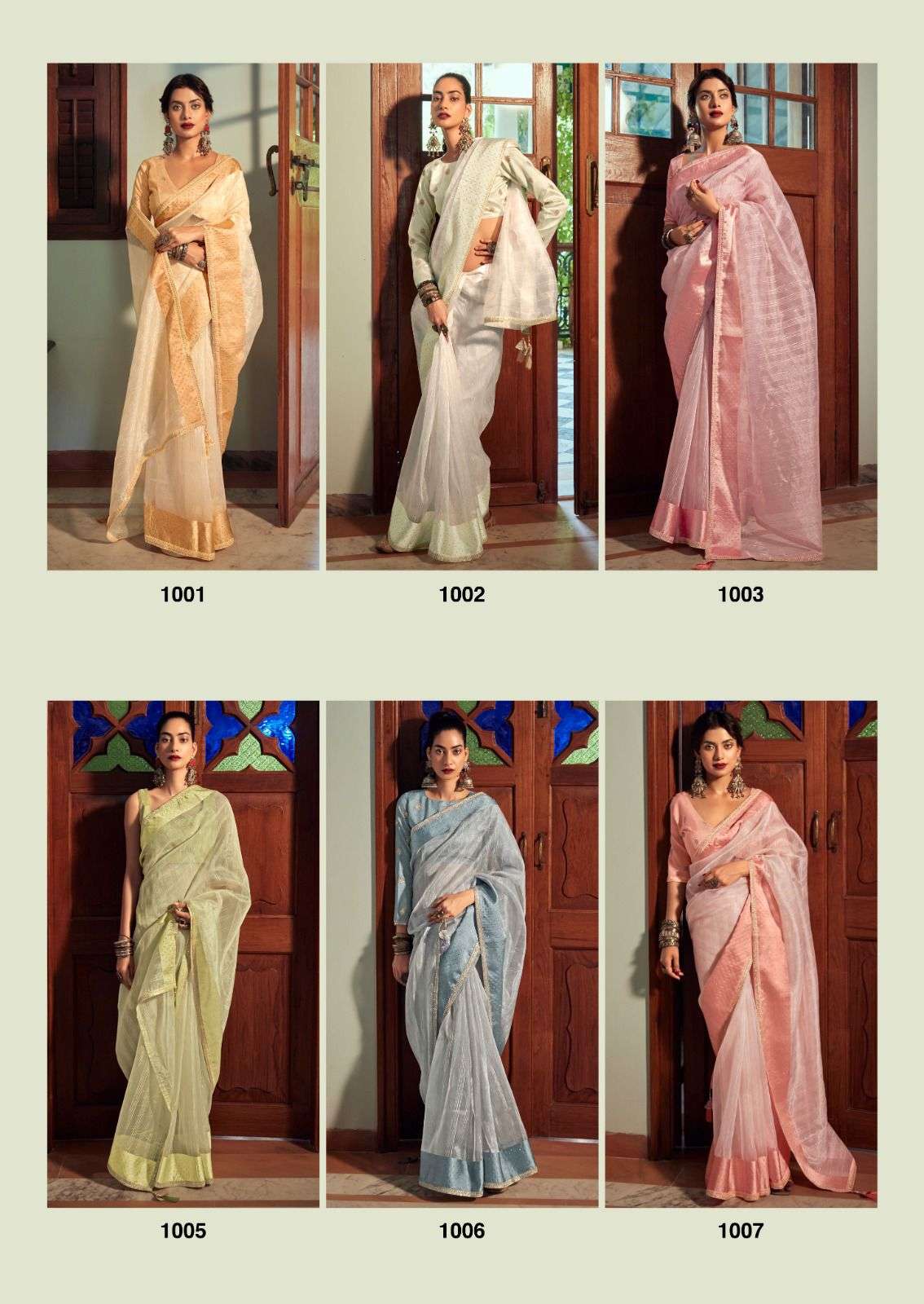 Kashvi Sangam 1001 Designer Organza Saree Wholesale catalog