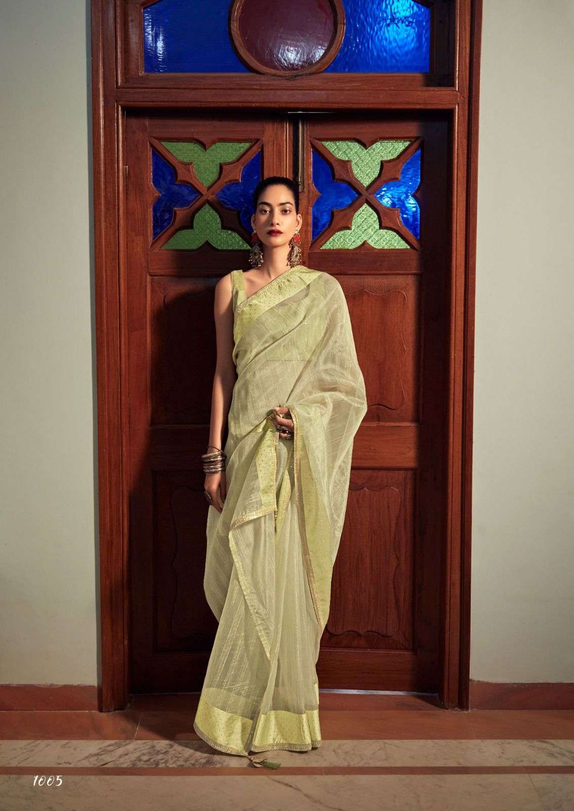 Kashvi Sangam 1001 Designer Organza Saree Wholesale catalog