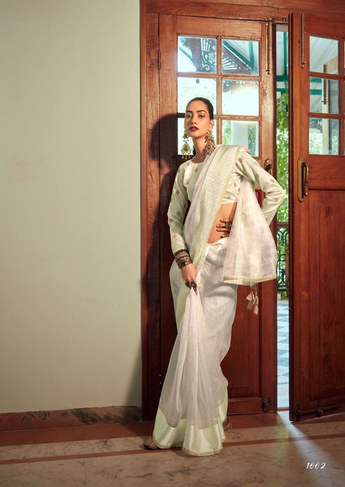 Kashvi Sangam 1001 Designer Organza Saree Wholesale catalog