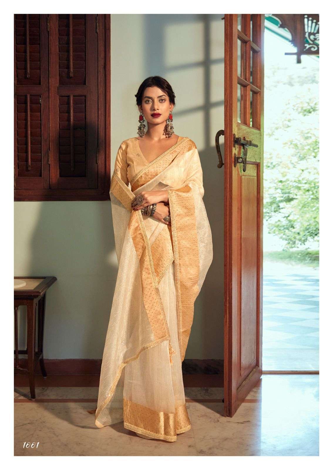 Kashvi Sangam 1001 Designer Organza Saree Wholesale catalog
