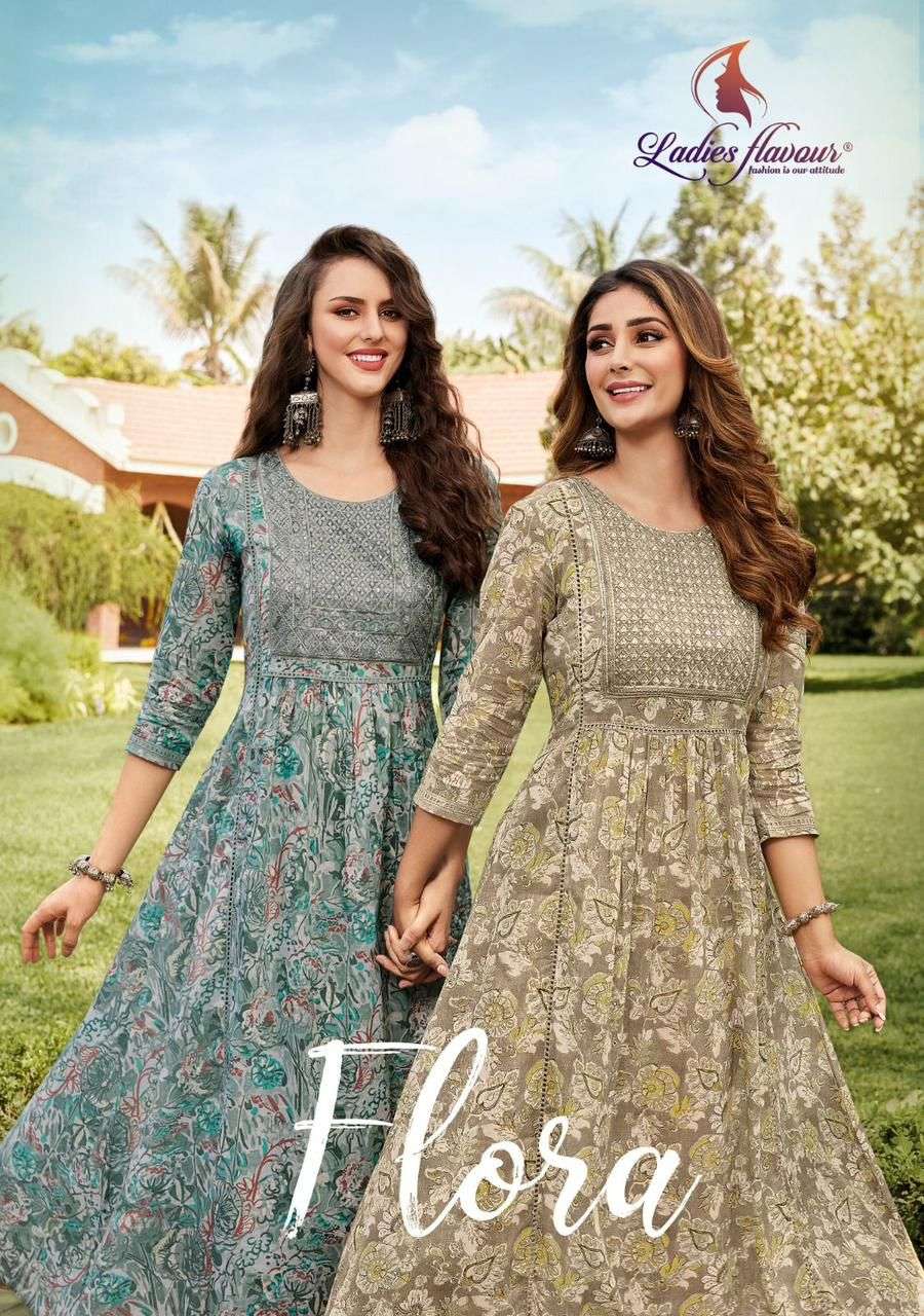 Ladies Flavour Launch By Desinger One Piece Gown Kurti Wholesale catalog
