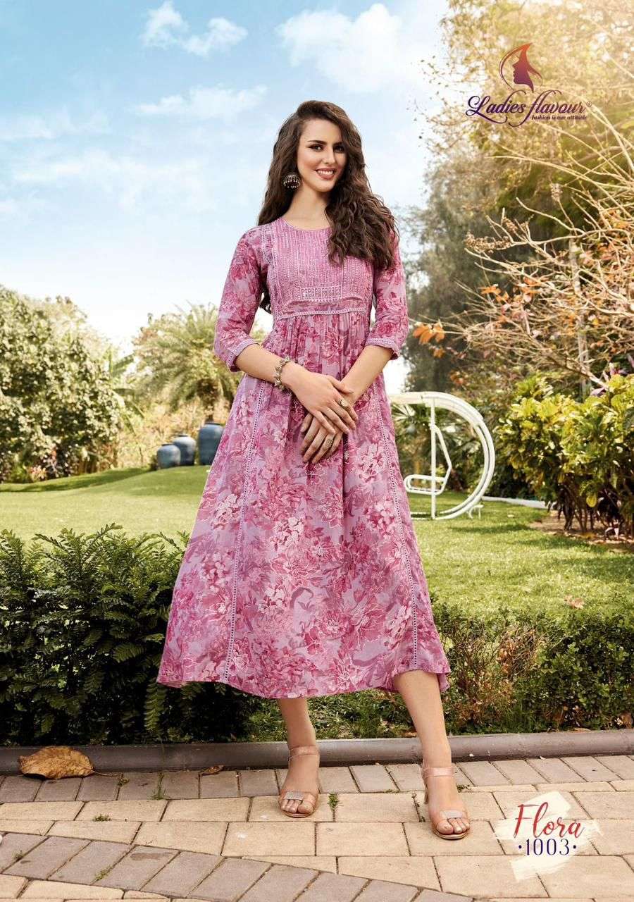 Ladies Flavour Launch By Desinger One Piece Gown Kurti Wholesale catalog