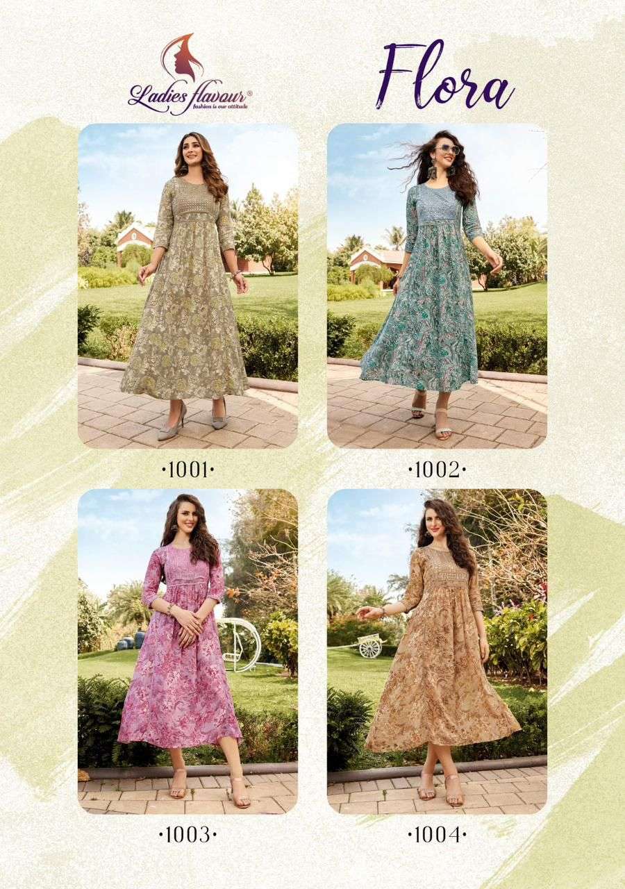 Ladies Flavour Launch By Desinger One Piece Gown Kurti Wholesale catalog