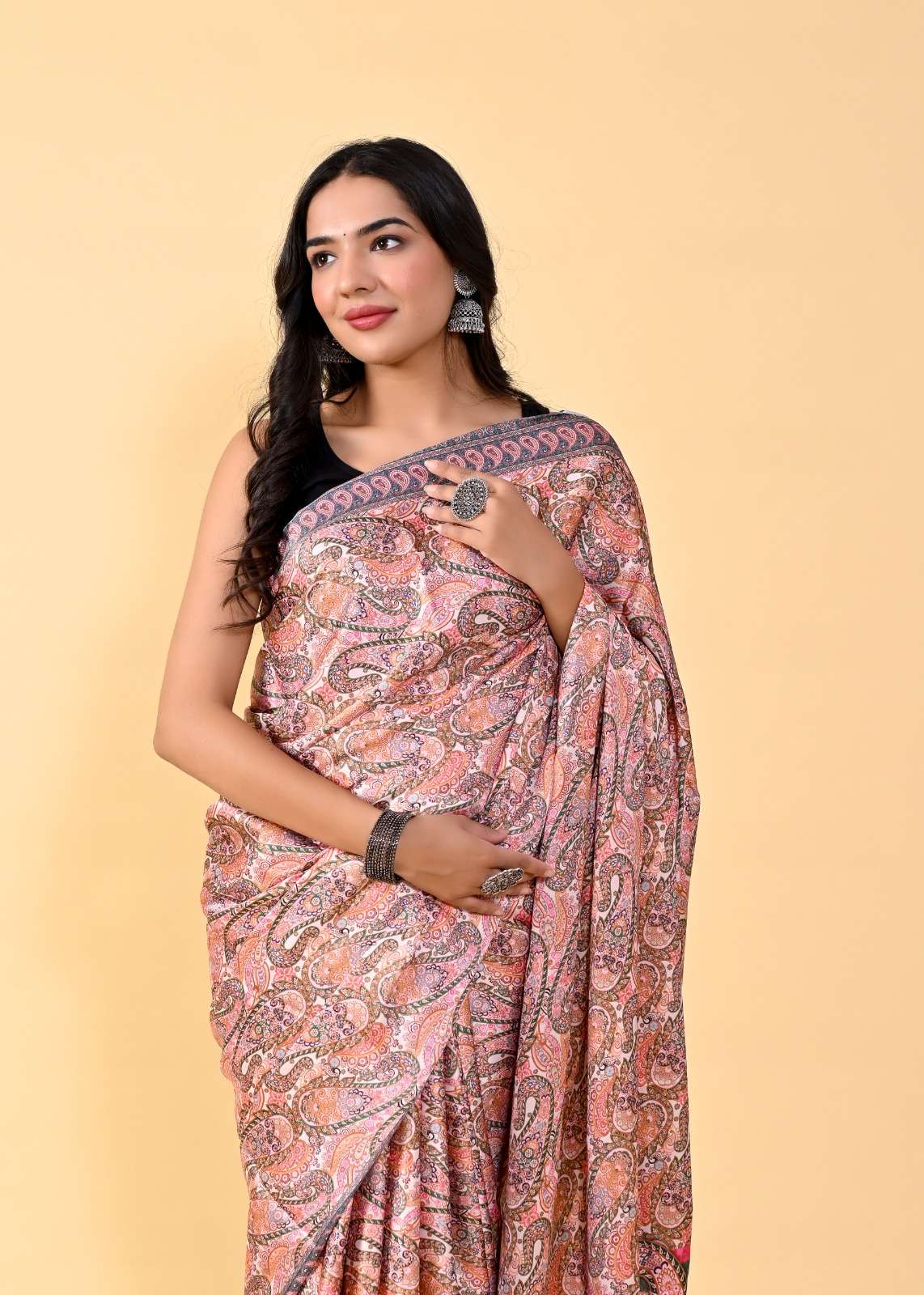 Lucaya Vol 2 Fancy Floral Printed Silk Saree Wholesale catalog