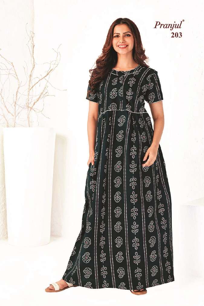 Pranjul Pragati Nighties Vol-4 Wholesale catalog