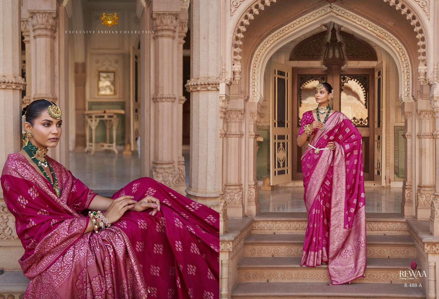 Rewaa Banarasi Vol 3 Occasional Designer Silk Saree WHOLESALE CATALOG