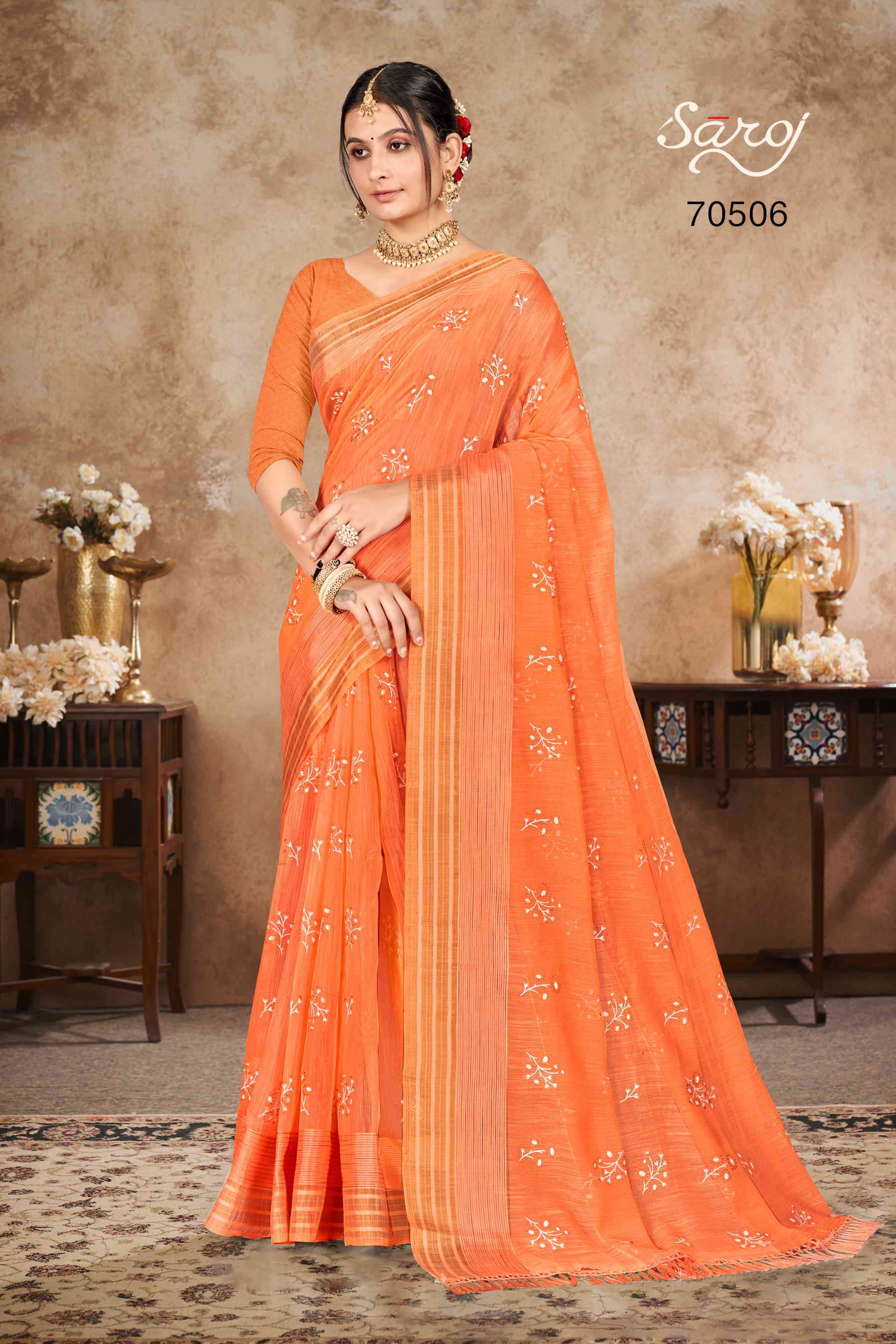 Saroj Kosa Cotton Vol-1 Designer Cotton Saree Wholesale catalog
