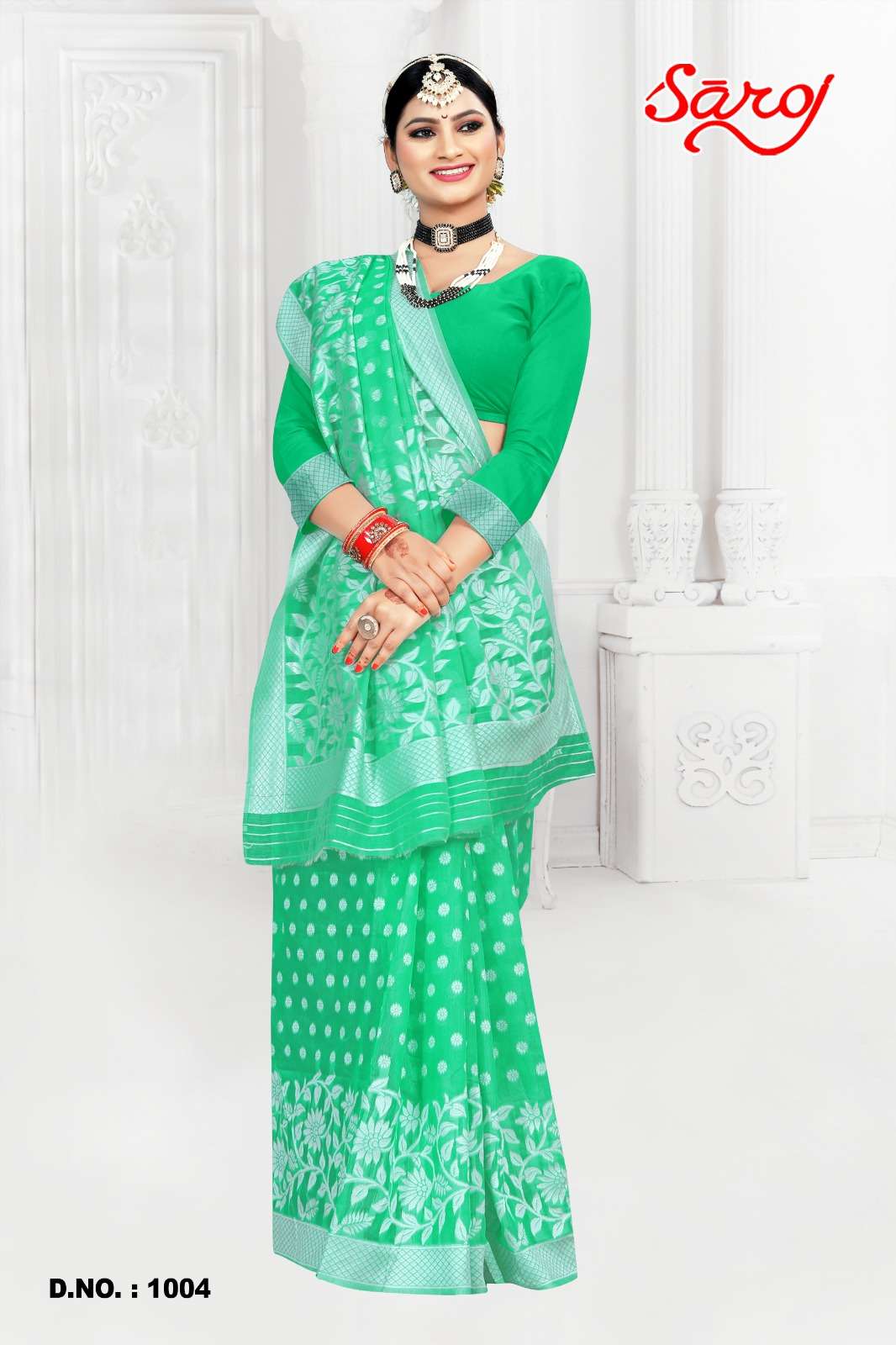 Saroj textile presents Madhuvanti vol-4 Cotton Designer sarees catalogue