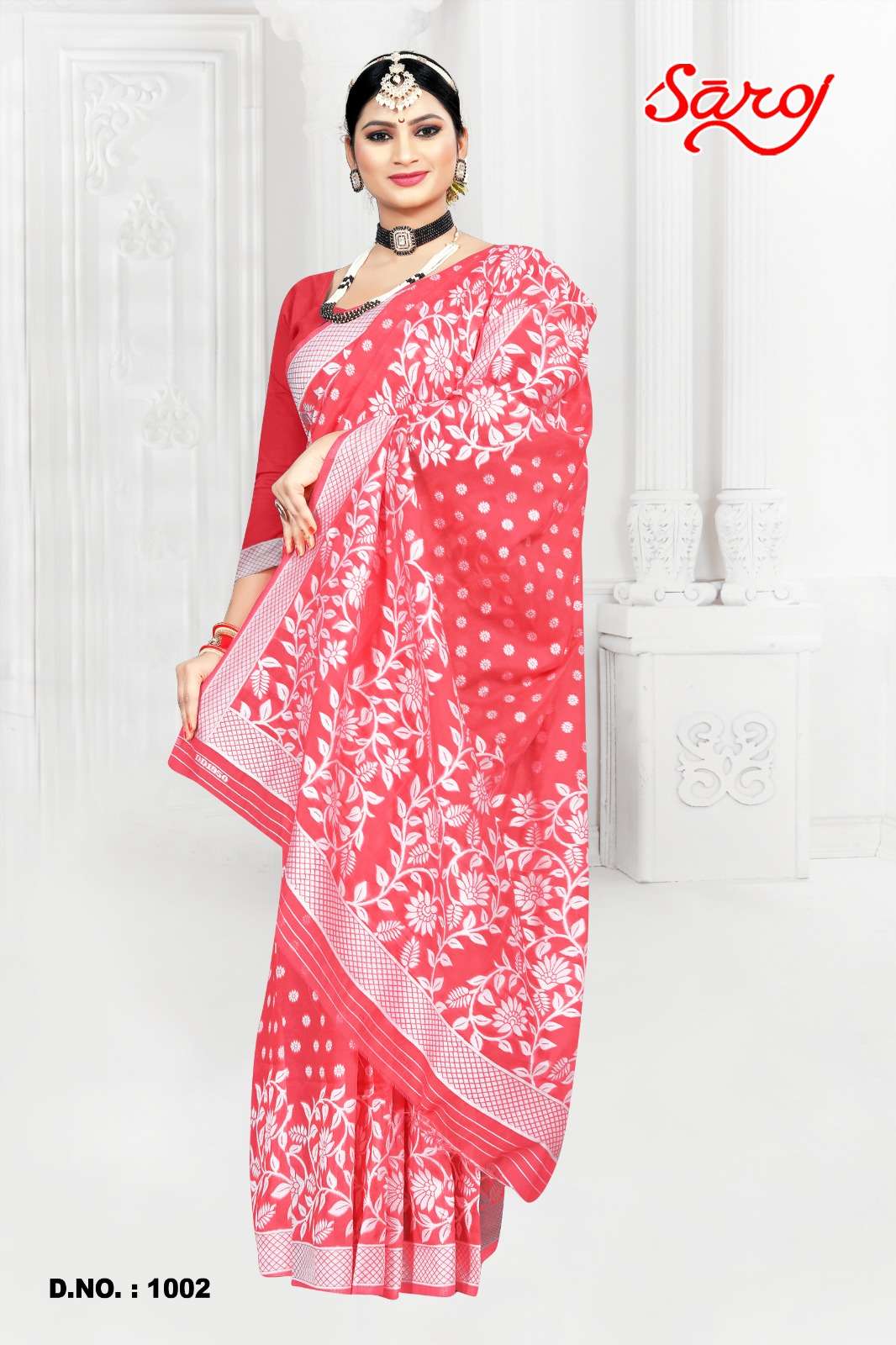 Saroj textile presents Madhuvanti vol-4 Cotton Designer sarees catalogue