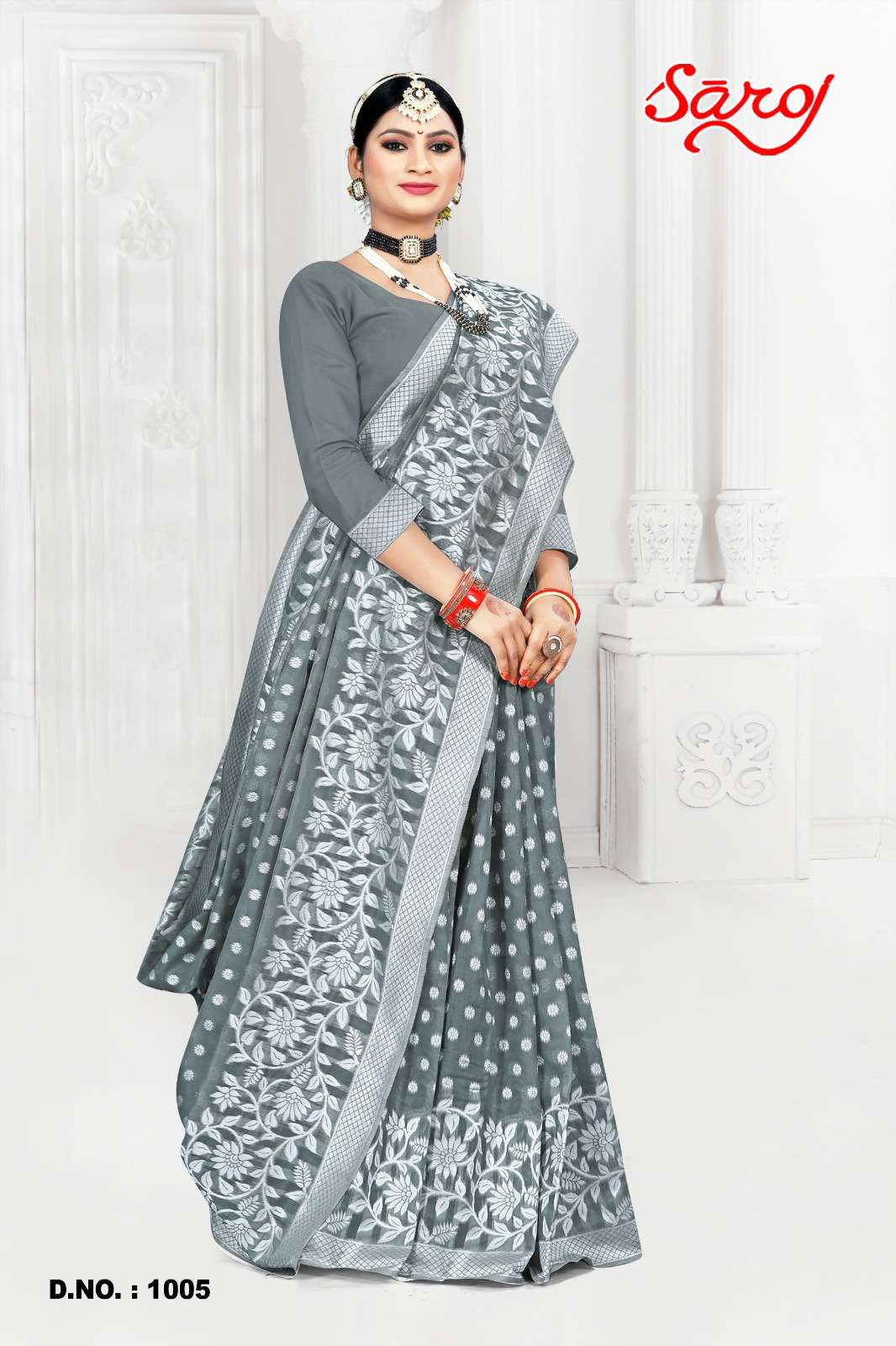 Saroj textile presents Madhuvanti vol-4 Cotton Designer sarees catalogue