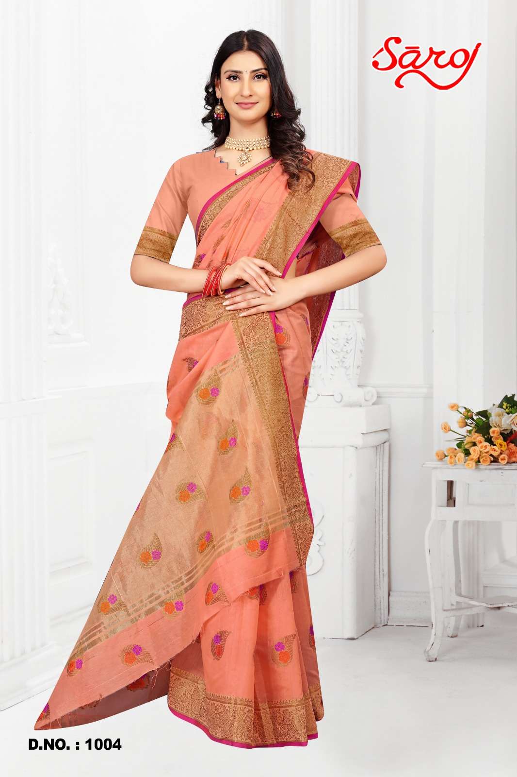 Saroj textile presents Shandaar vol-2 Cotton Designer sarees catalogue