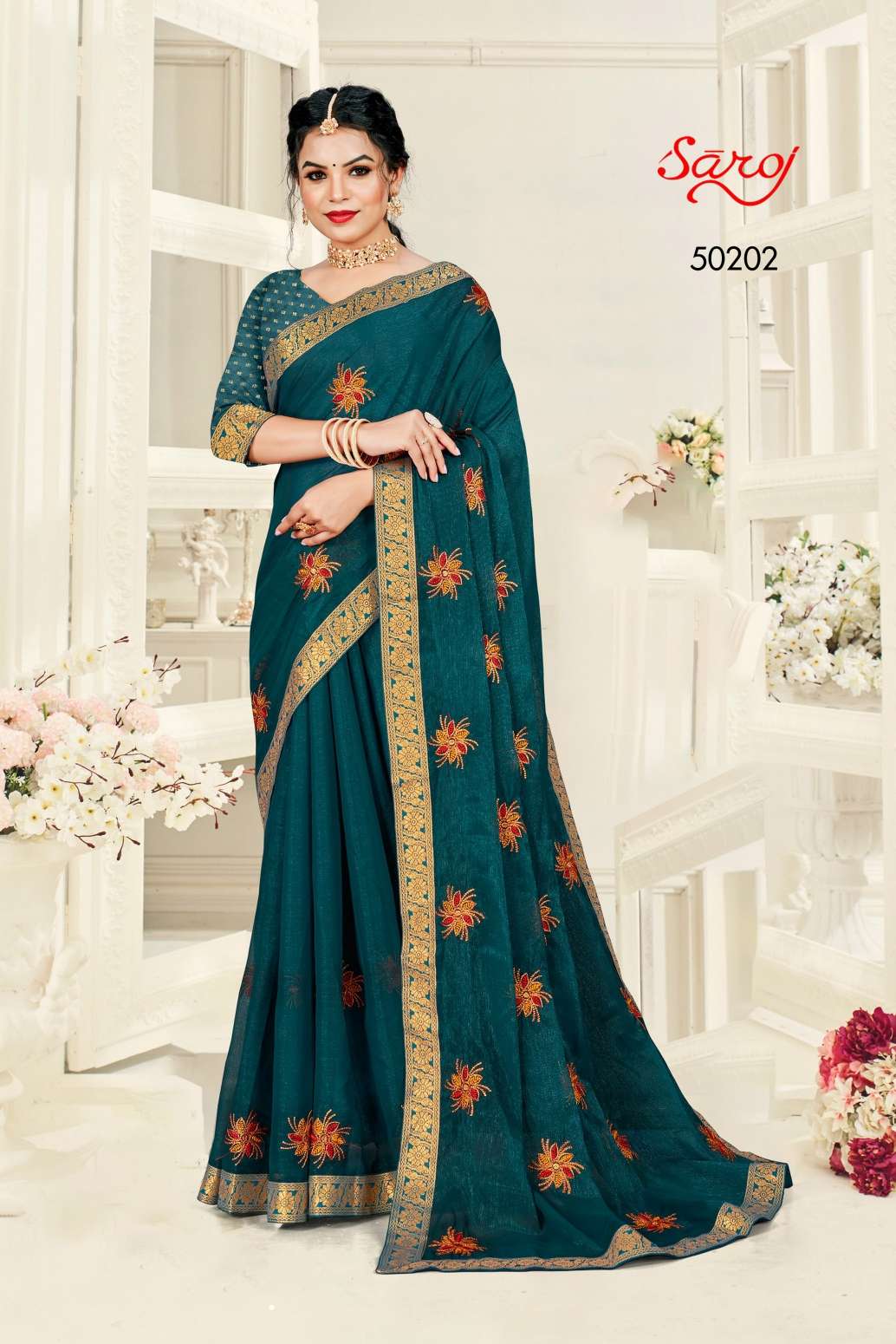 Saroj textile presents Shraddha vol-8 casual sarees catalogue