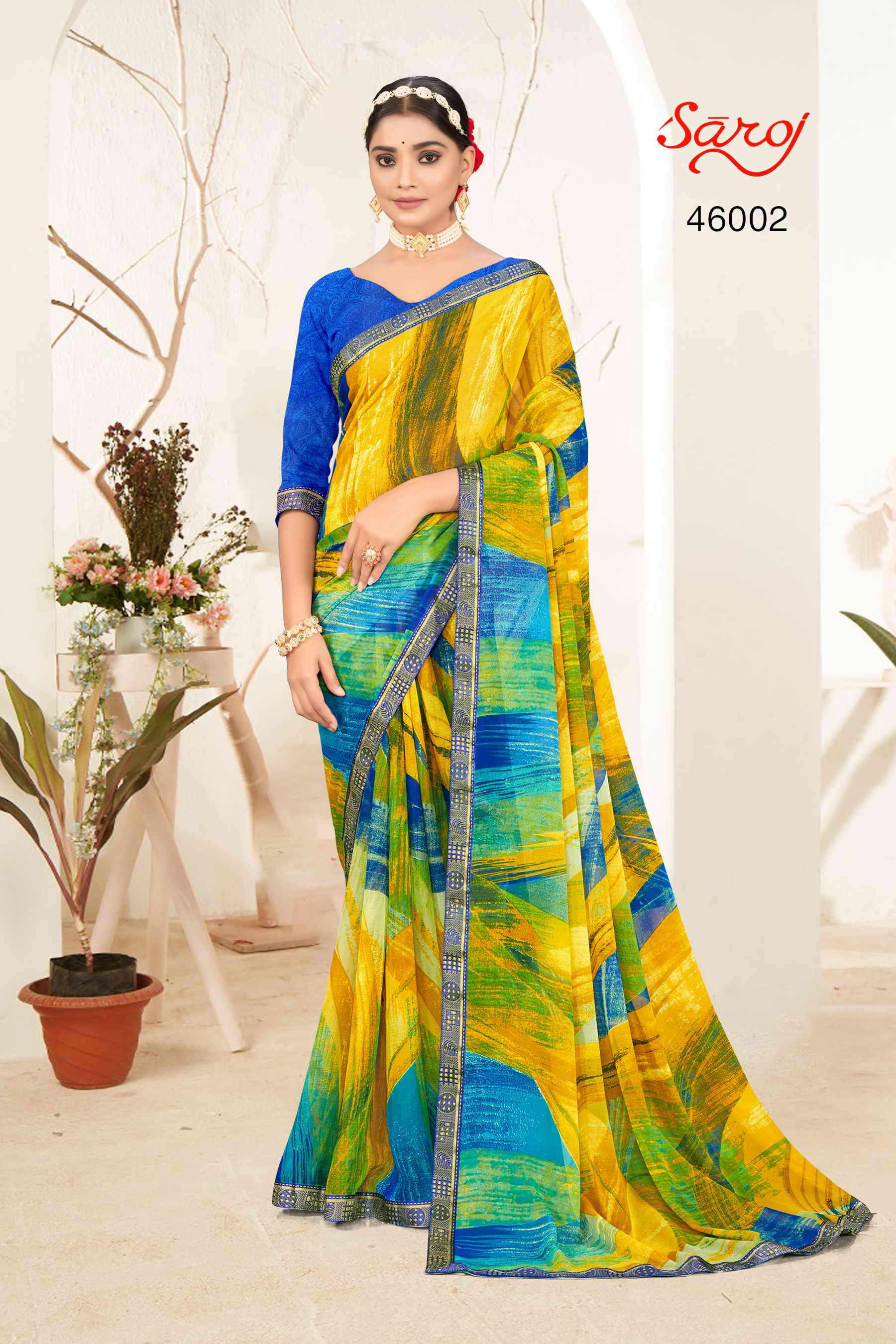 Saroj textile presents Sweet Melody Printed Designer Sarees Catalogue