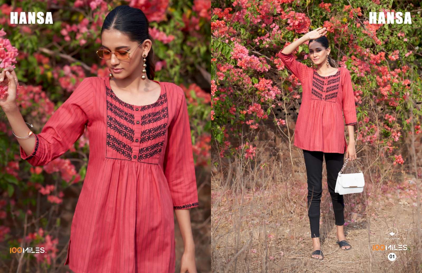 100MILES HANSA Kurti Top Wholesale catalog