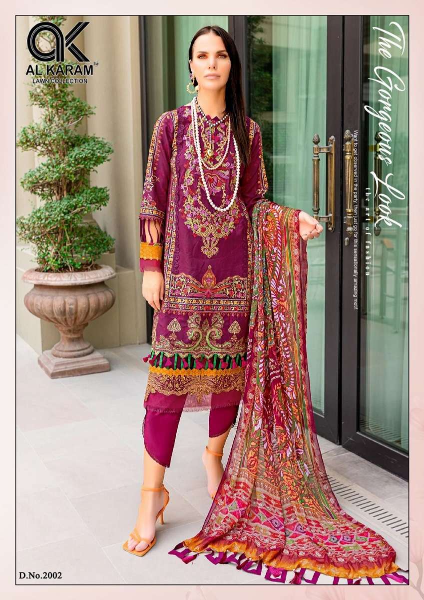 AL KARAM FIRDOUS VOL-2 – DRESS MATERIAL Wholesale catalog