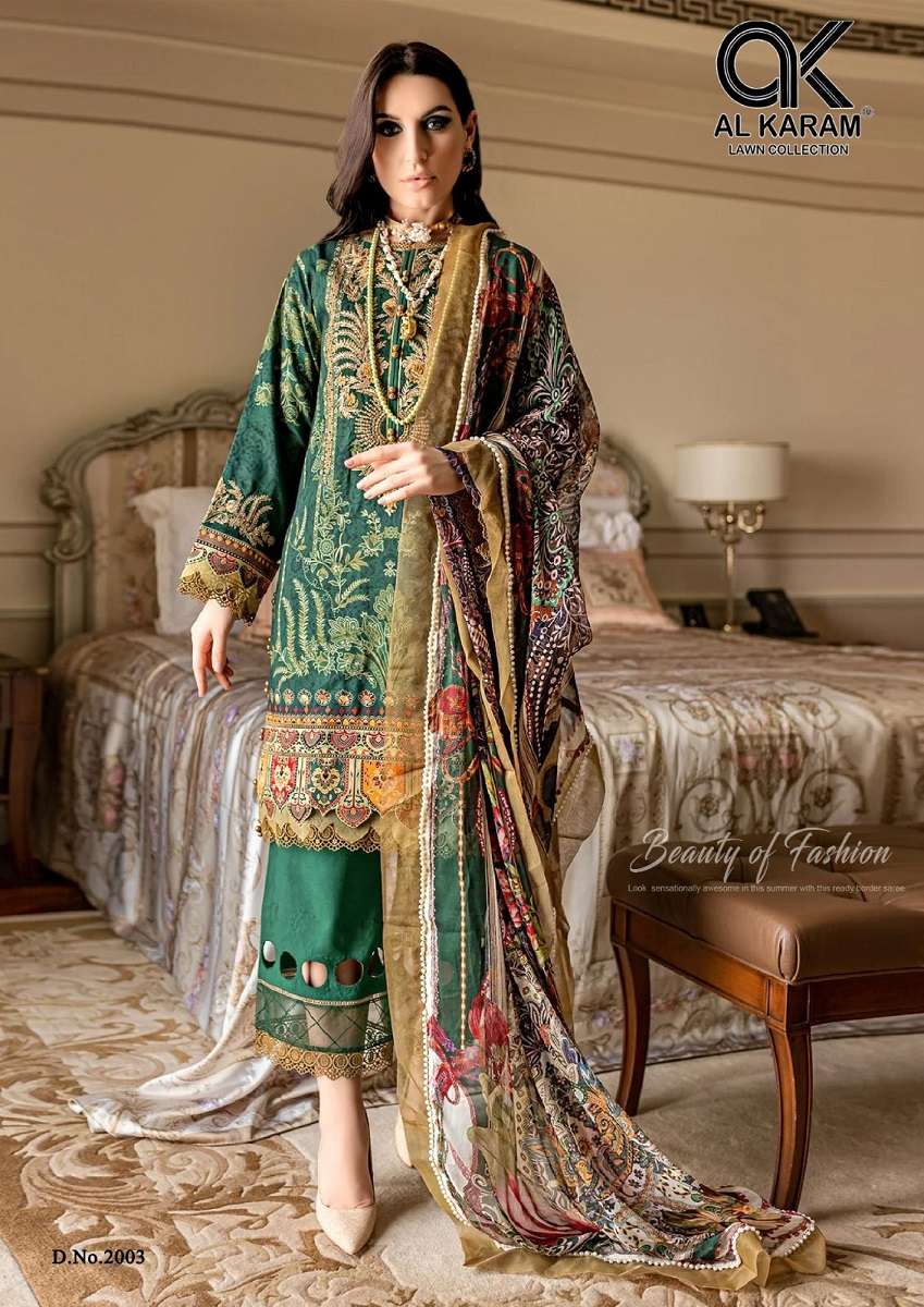 AL KARAM FIRDOUS VOL-2 – DRESS MATERIAL Wholesale catalog