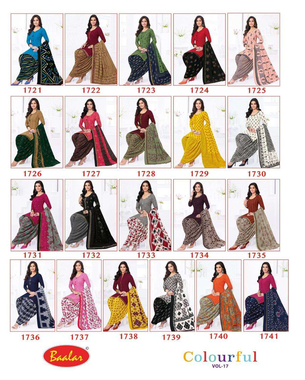 Baalar Colourful Vol-17 – Readymade Wholesale catalog