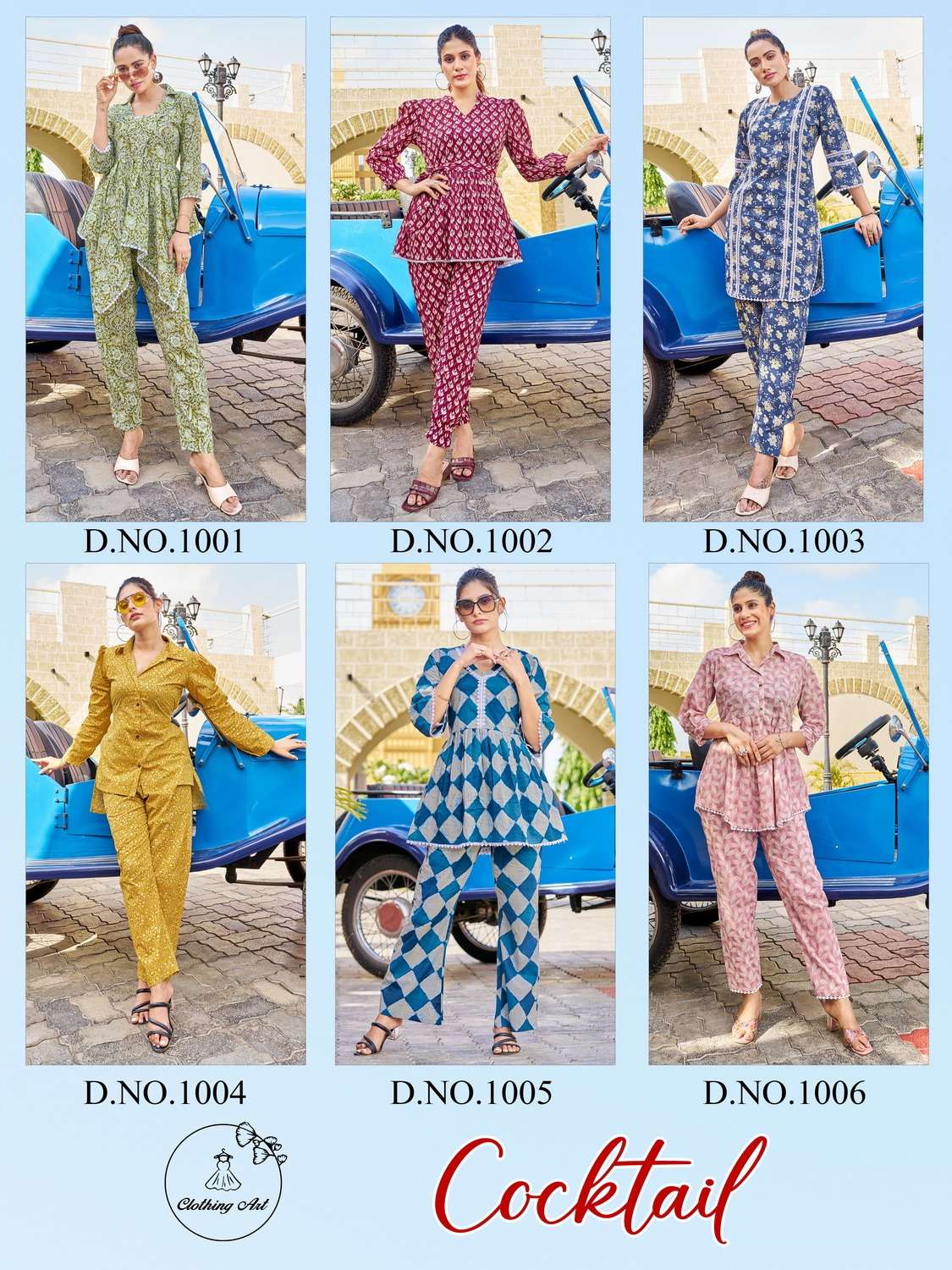 CLOTHING ART CO-ORD SET Kurti Wholesale catalog