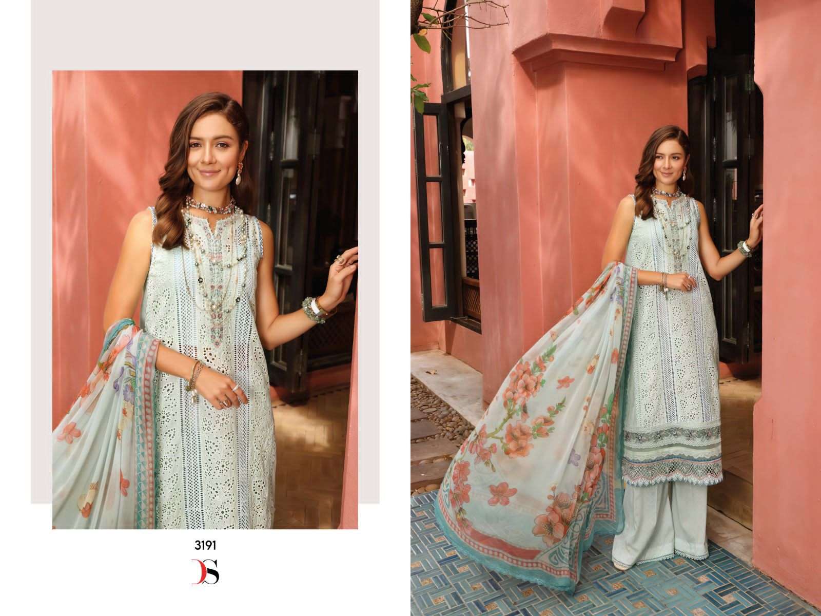 Deepsy Noor Luxury Chikankari Lawn 23 Designer Pakistani Suits Wholesale catalog