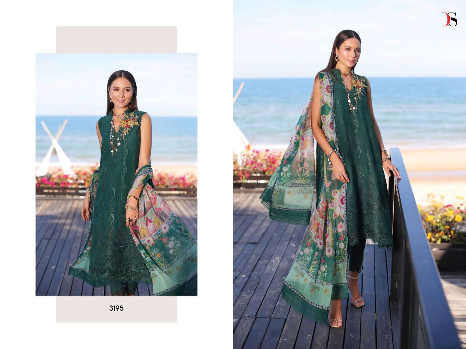 Deepsy Noor Luxury Chikankari Lawn 23 Designer Pakistani Suits Wholesale catalog