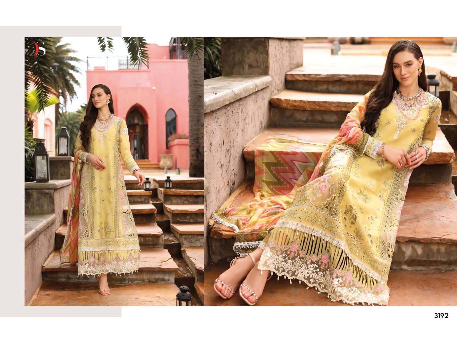 Deepsy Noor Luxury Chikankari Lawn 23 Designer Pakistani Suits Wholesale catalog