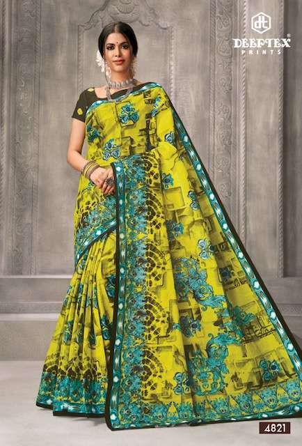 Deeptex Mother India Vol 48 Regular Printed Cotton Sarees Wholesale catalog