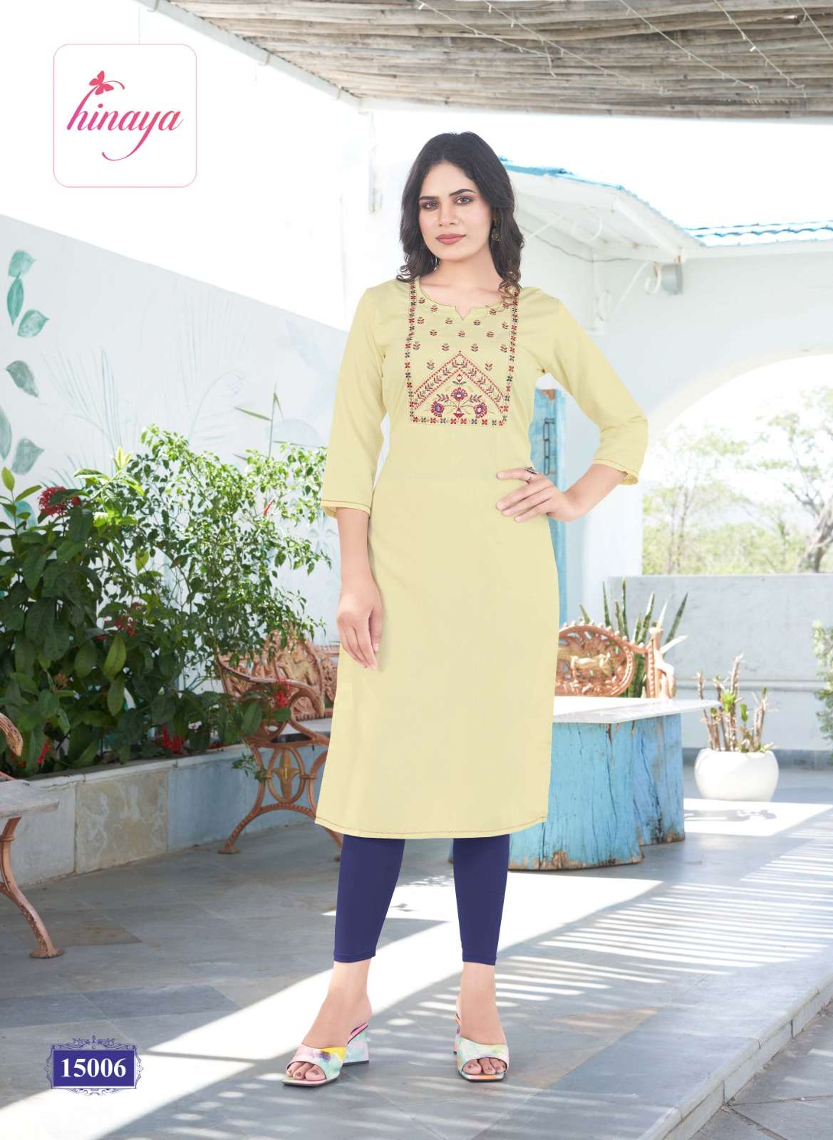 HINAYA KAREENA VOL-15 KURTI WHOLESALE CATALOG