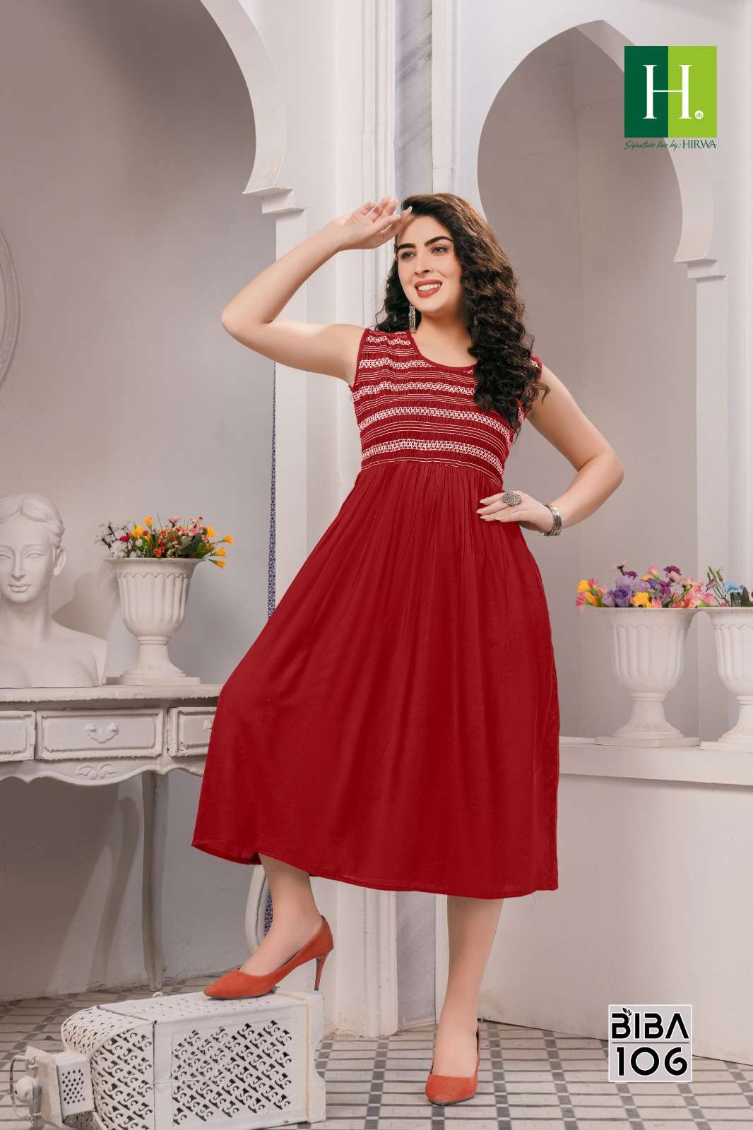 HIRWA BIBA Top Kurti Wholesale catalog