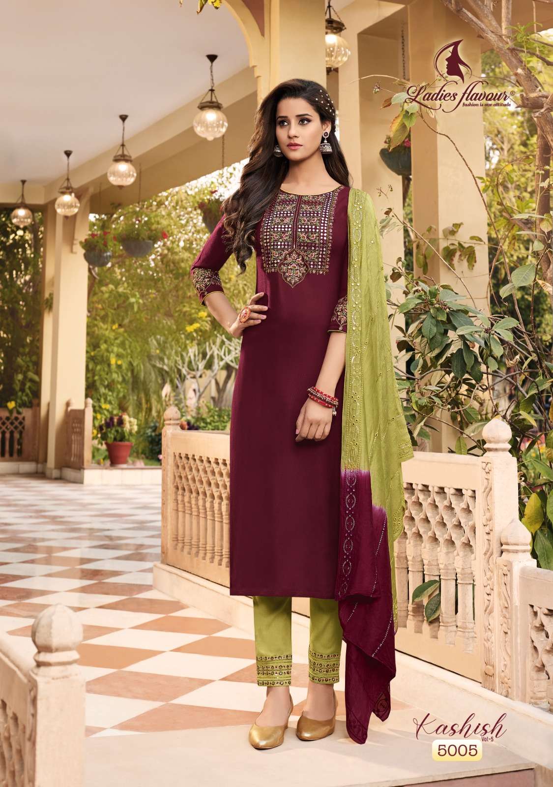 Ladies Flavour Kashish Vol 5 Kurti Wholesale catalog