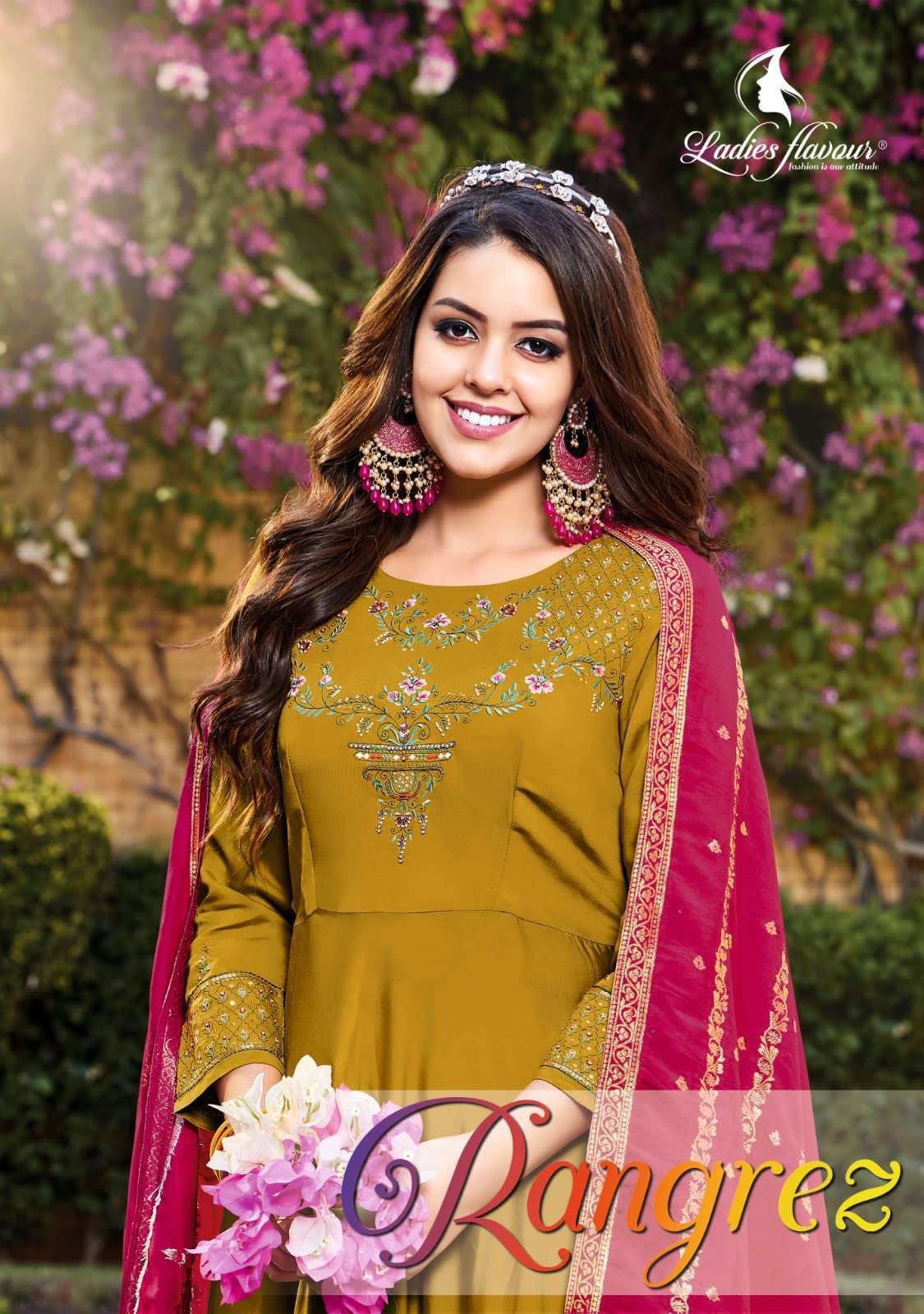 Ladies Flavour Rangrez Kurti Wholesale catalog