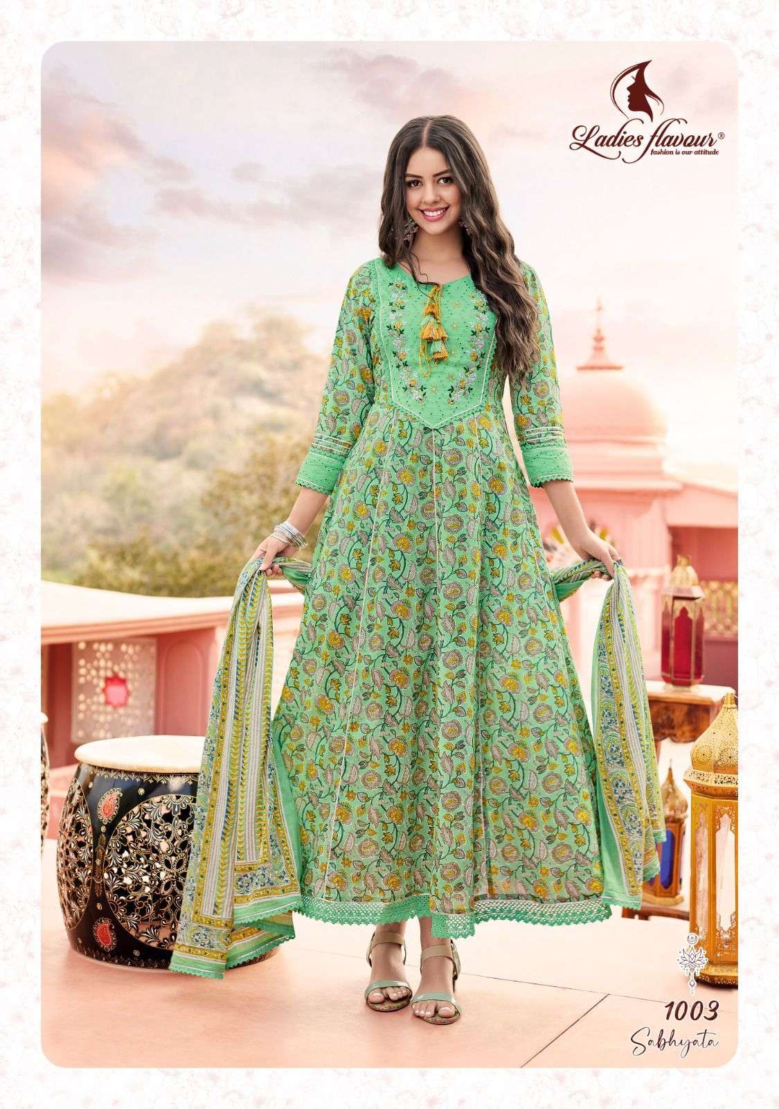  Ladies Flavour Sabhyata Kurti Wholesale catalog