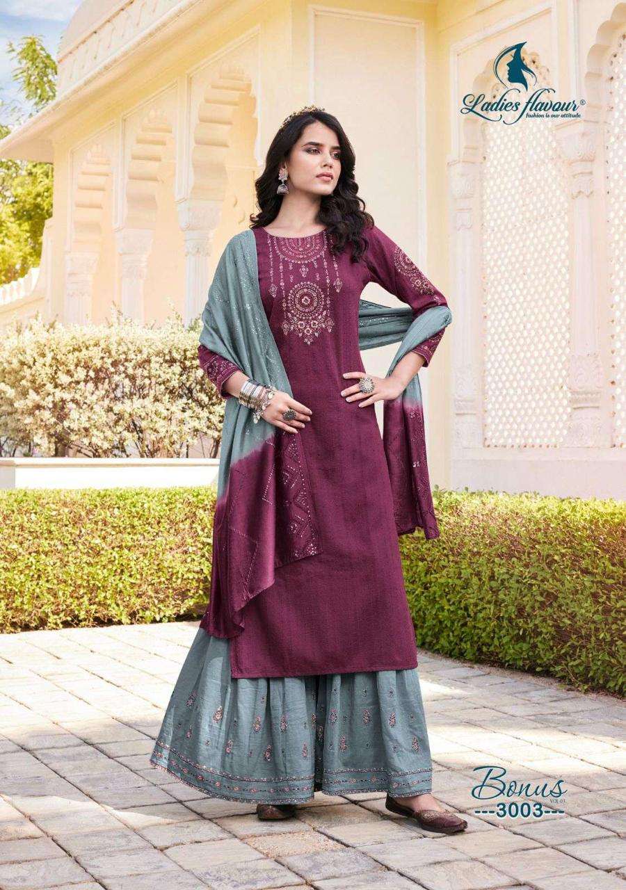 Ladies Flavour Bonus Vol 3 Kurti Wholesale catalog