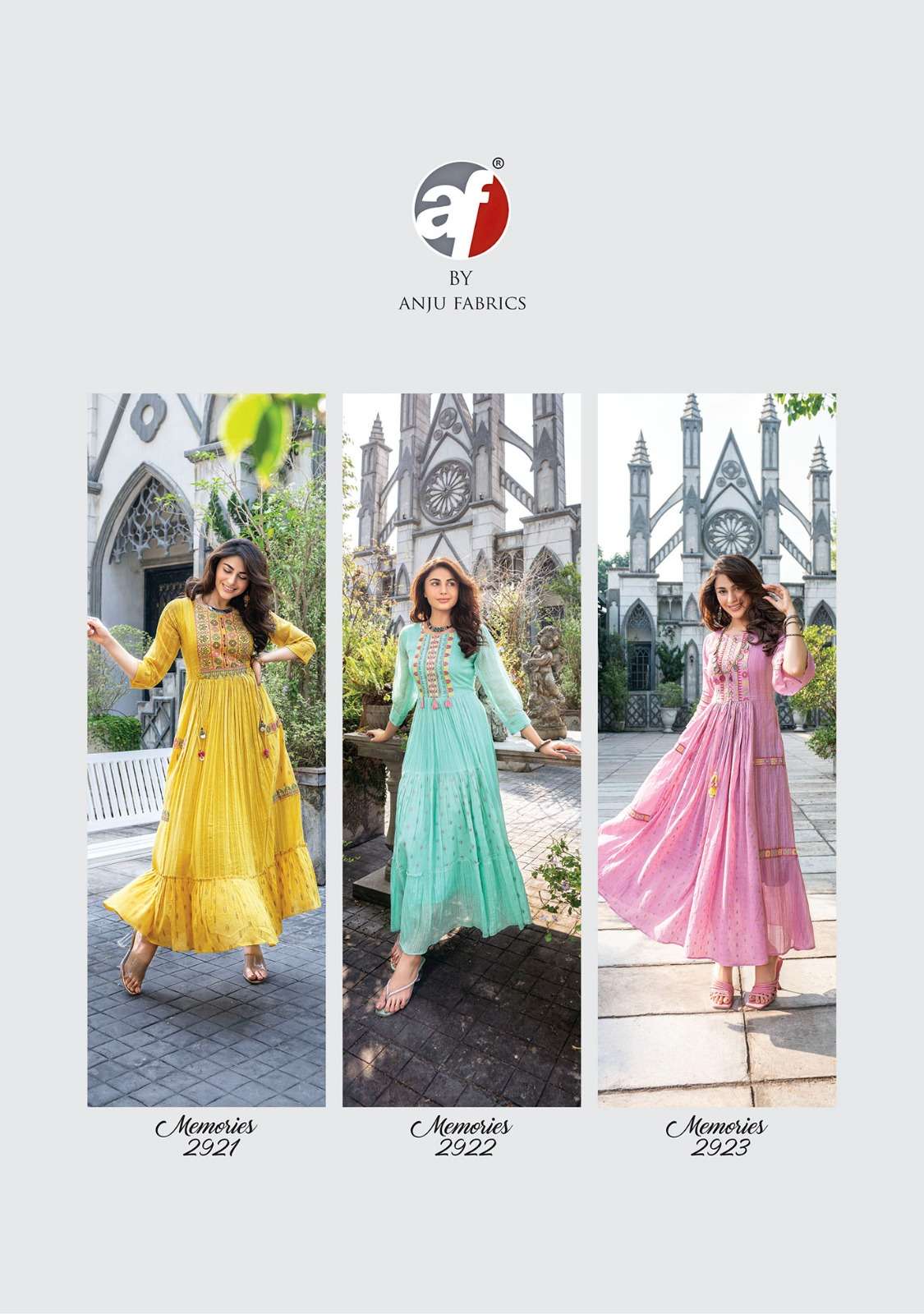 Memories vol-4 Gowns Kurti Wholesale catalog