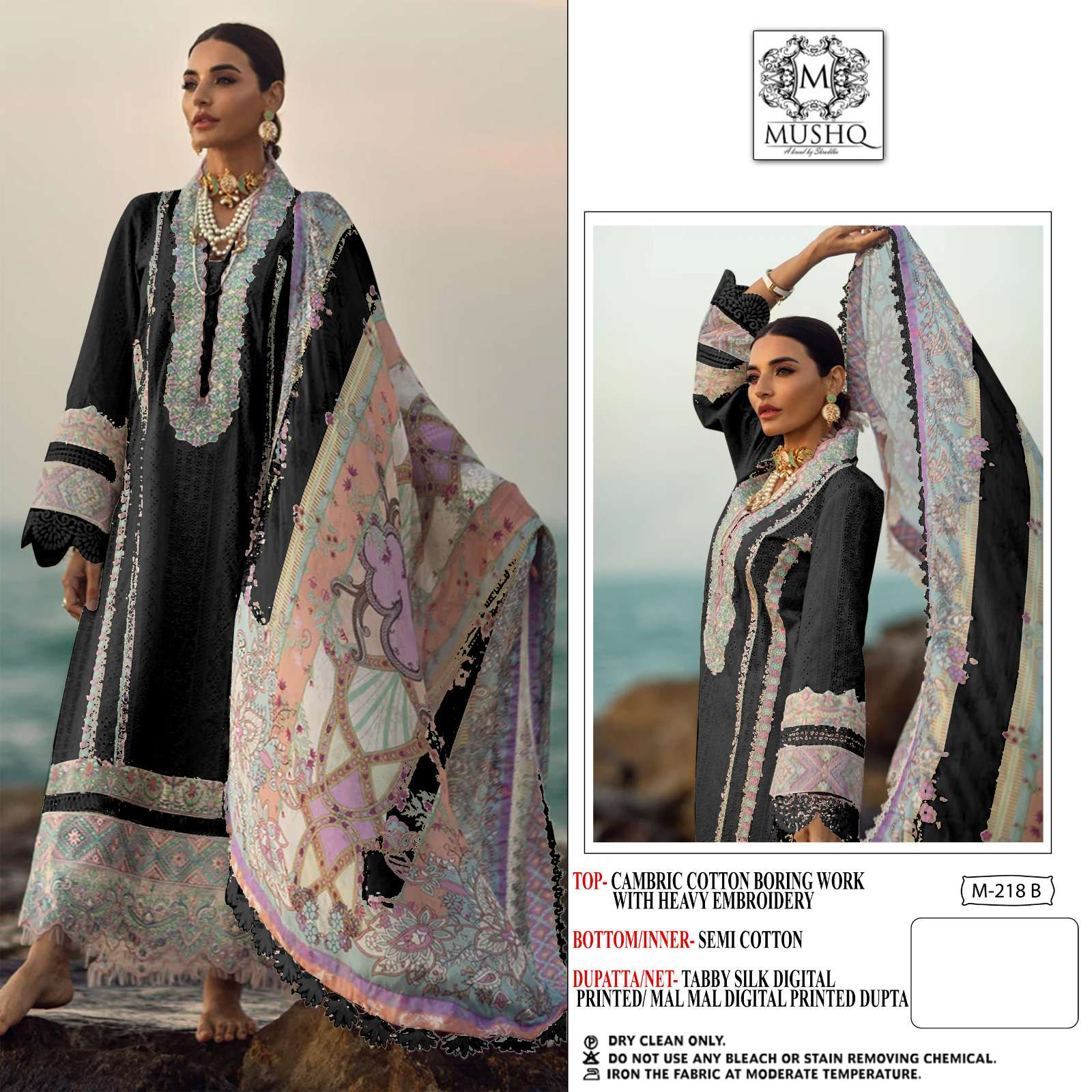 Mushq M 218 Designer Pakistani Suit Wholesale catalog