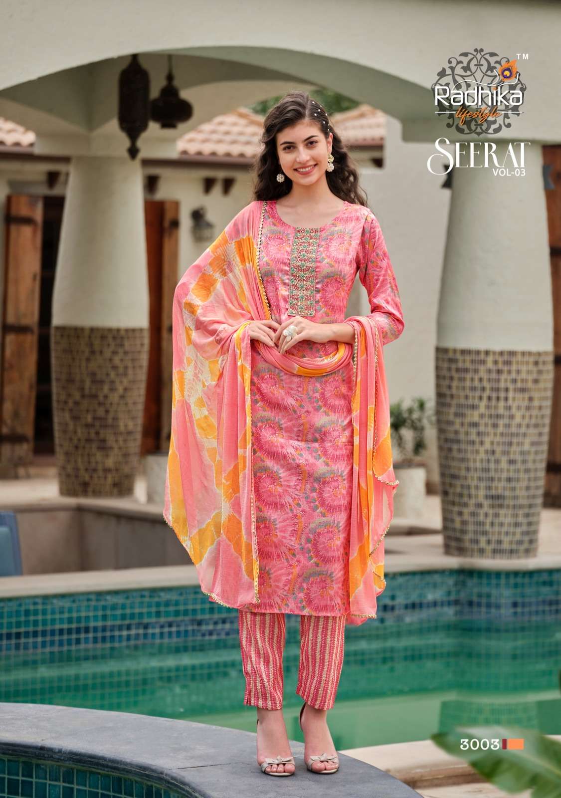 RADHIKA lifestyle SEERAT VOL 3 Kurti Wholesale catalog