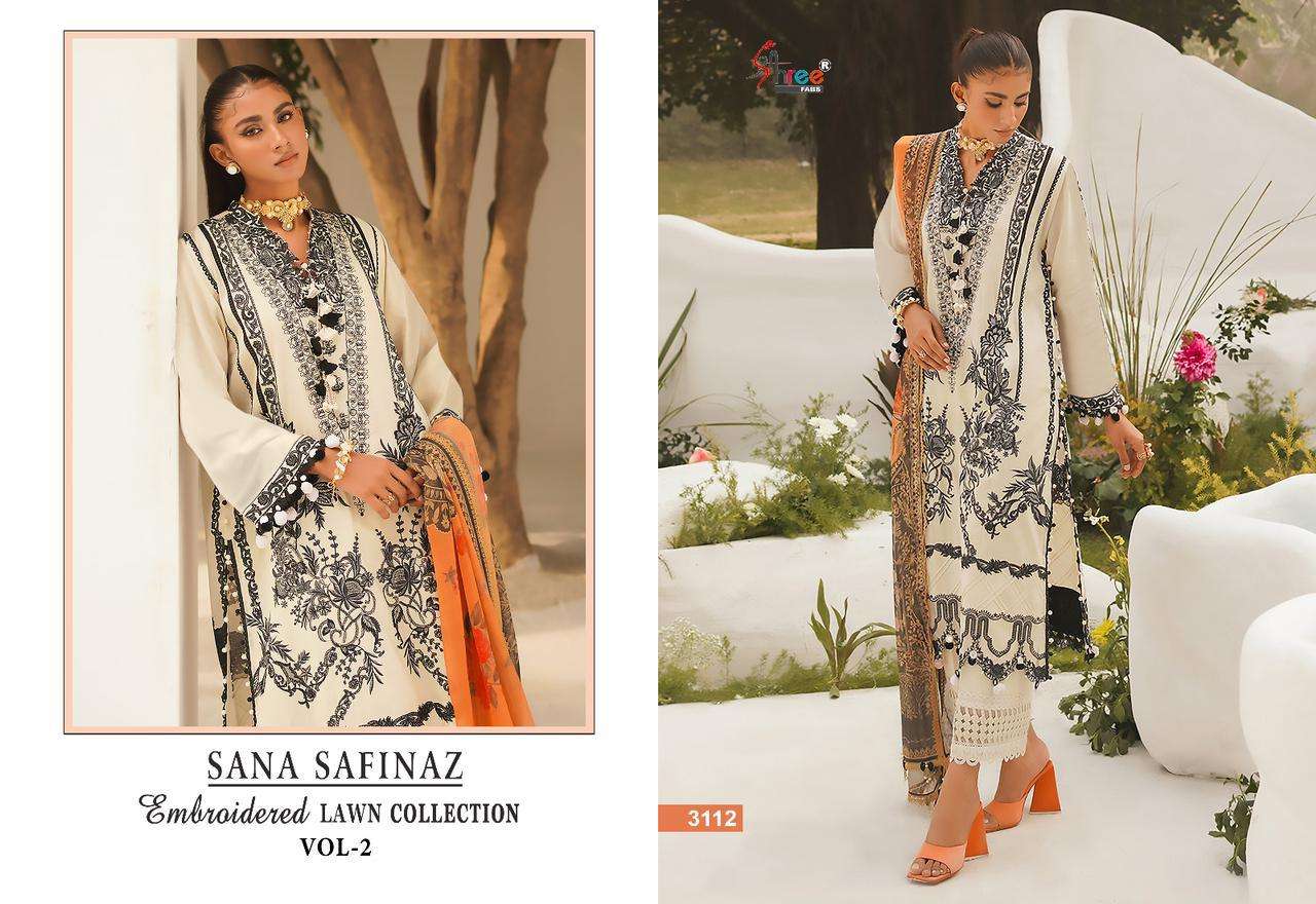 Shree Sana Safinaz Embroidered Lawn Collection Vol 2 Pakistani Suits Wholesale catalog