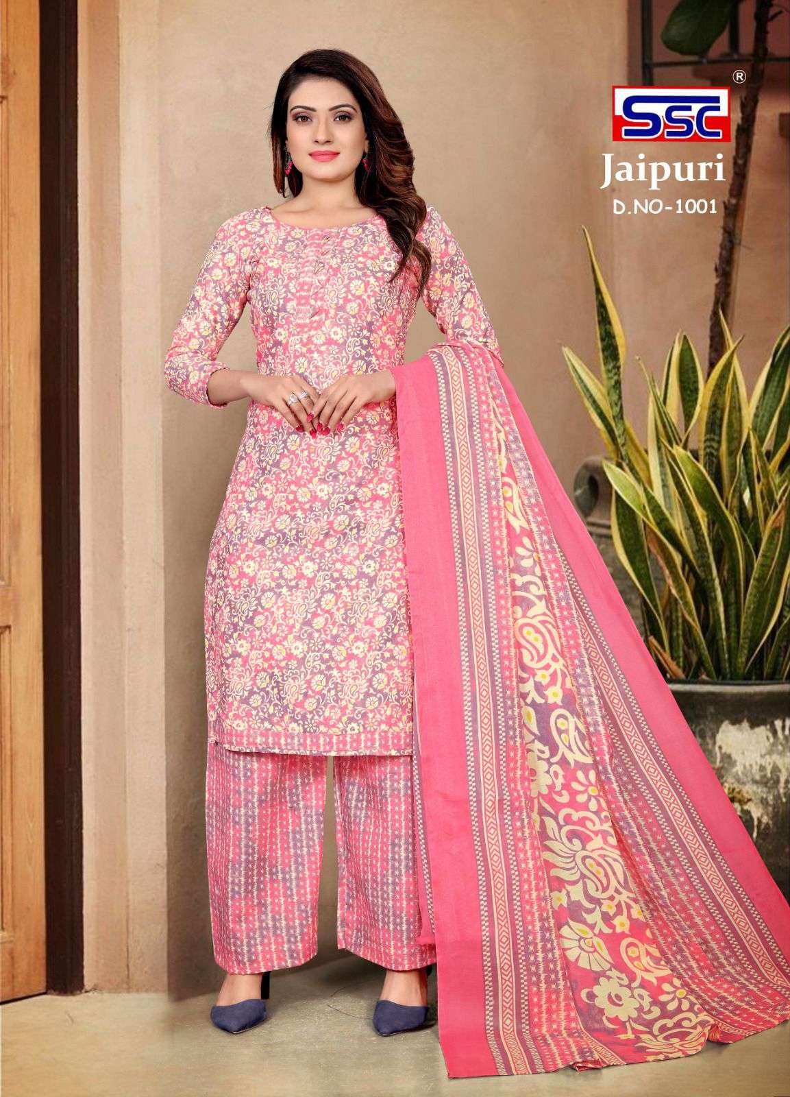 SSC JAIPURI COTTON Dress Material Wholesale catalog