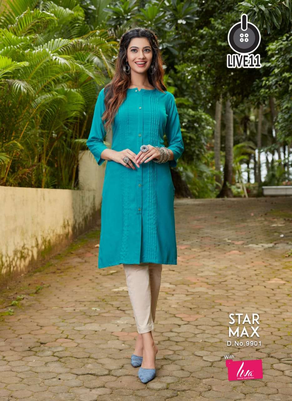 star max Live11 Valas Kurti Wholesale catalog