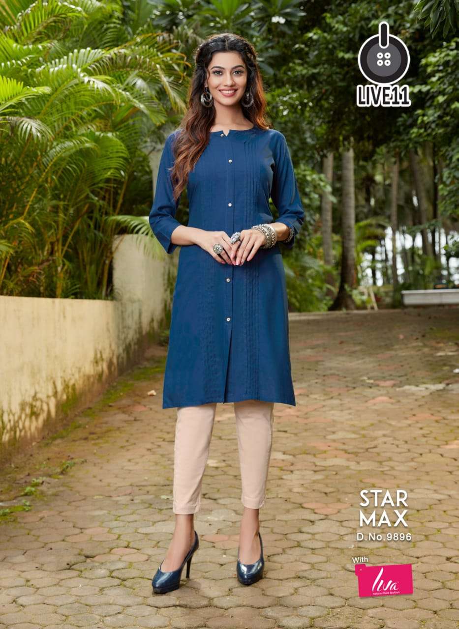 star max Live11 Valas Kurti Wholesale catalog