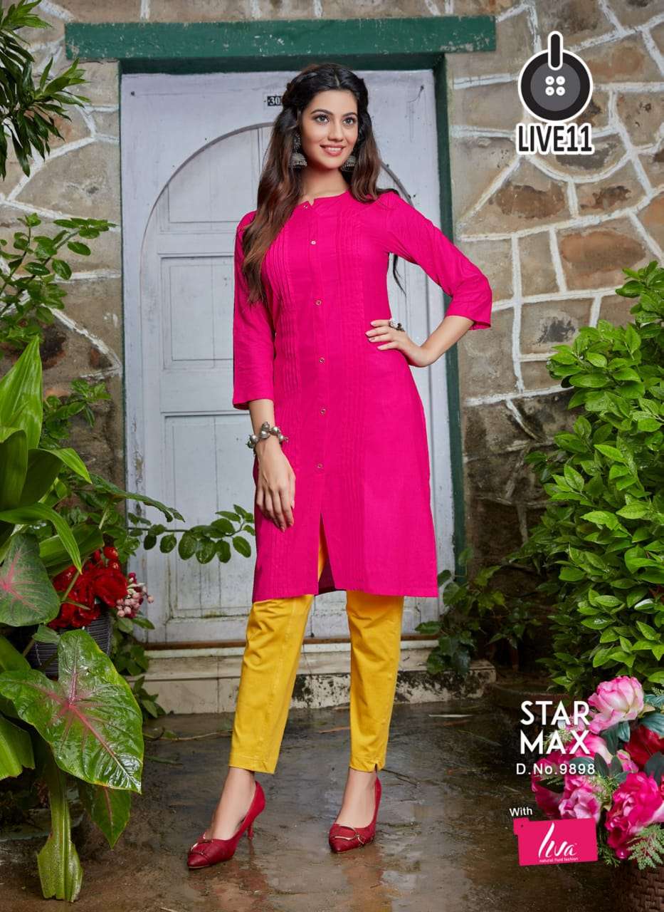 star max Live11 Valas Kurti Wholesale catalog
