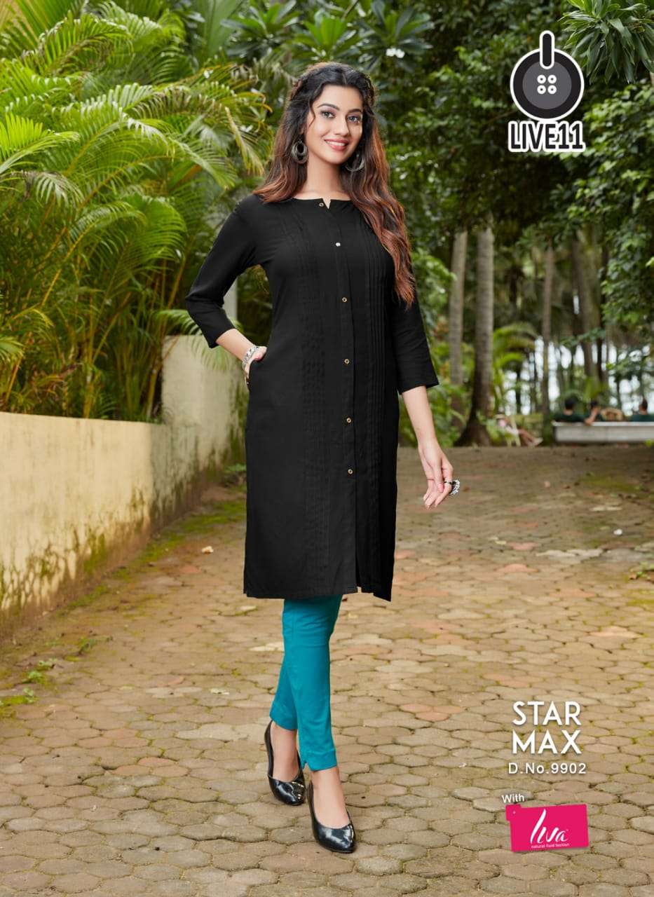 star max Live11 Valas Kurti Wholesale catalog