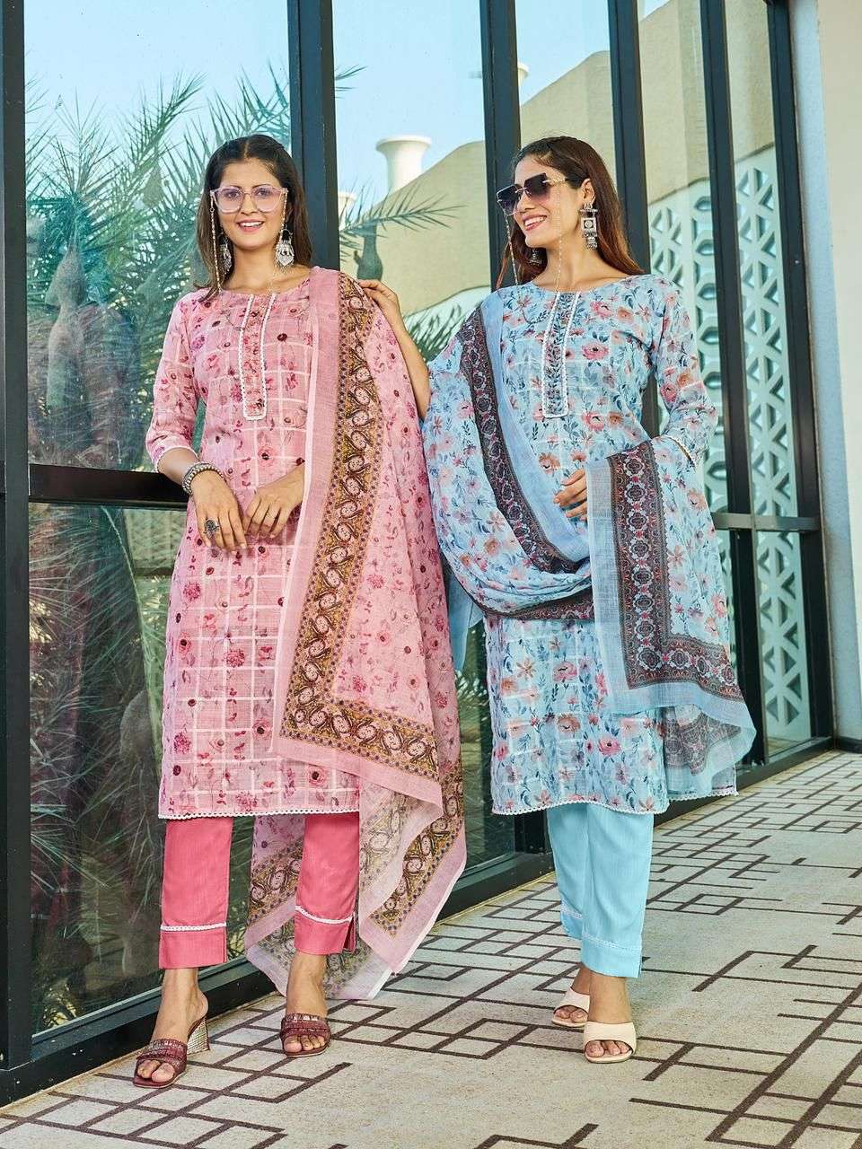STARLINK LINEN CHEX Kurti Wholesale catalog