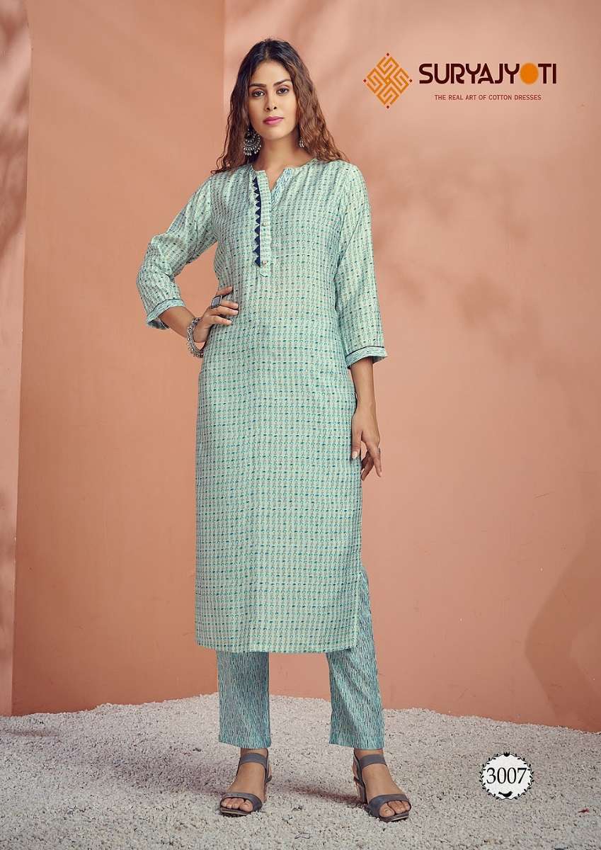 Suryajyoti Krisha Vol-3 – Kurti With Pant Wholesale catalog