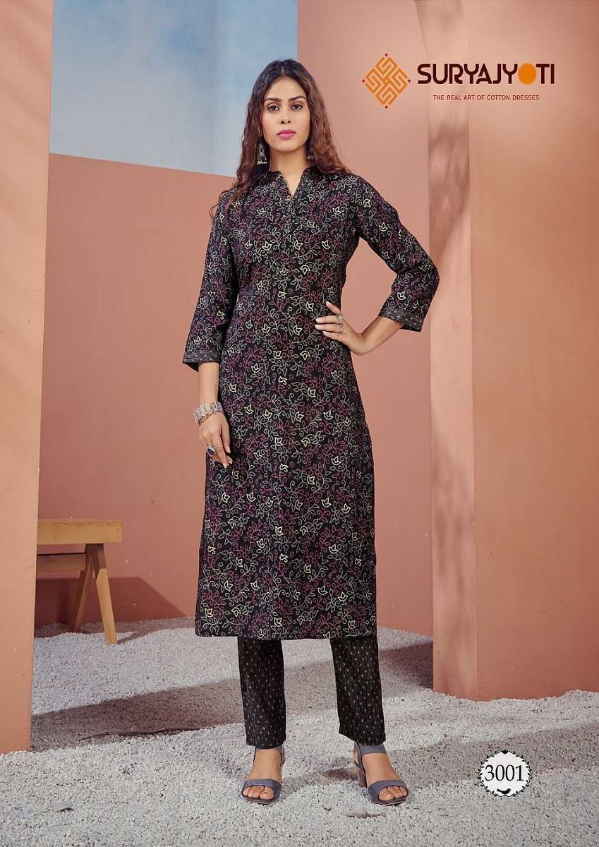 Suryajyoti Krisha Vol-3 – Kurti With Pant Wholesale catalog